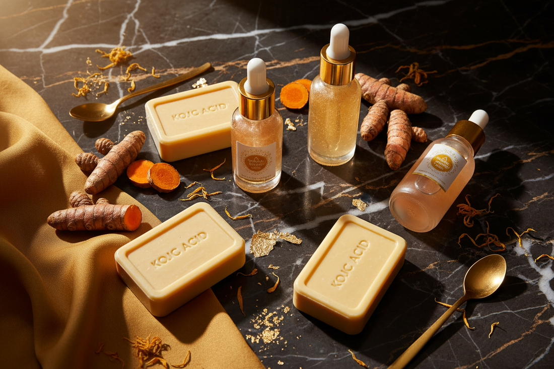 The Science of Even Skin Tone: How Turmeric & Kojic Acid Are Revolutionizing Brightening Skincare