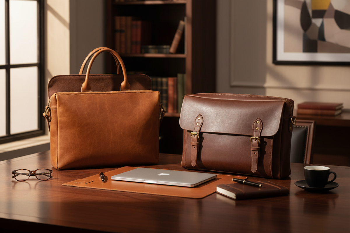 How to Choose the Perfect Leather Laptop Bag for Work & Travel