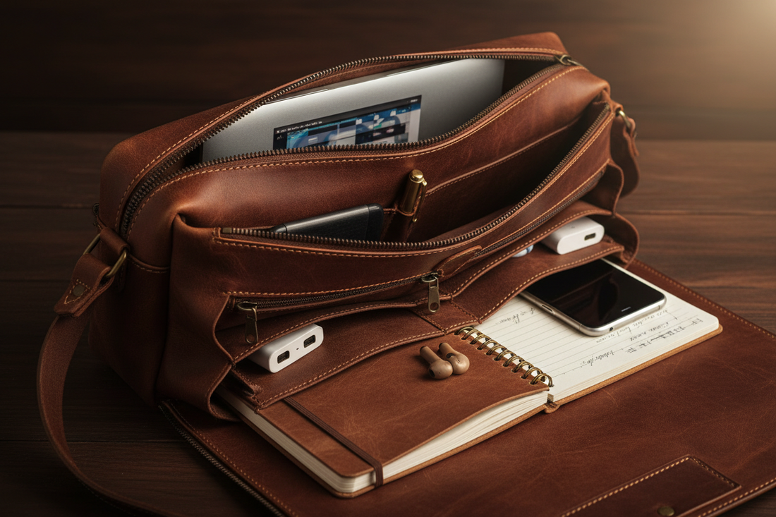 The Modern Professional's Guide to Leather Messenger Bags: Style, Function, and Lasting Quality