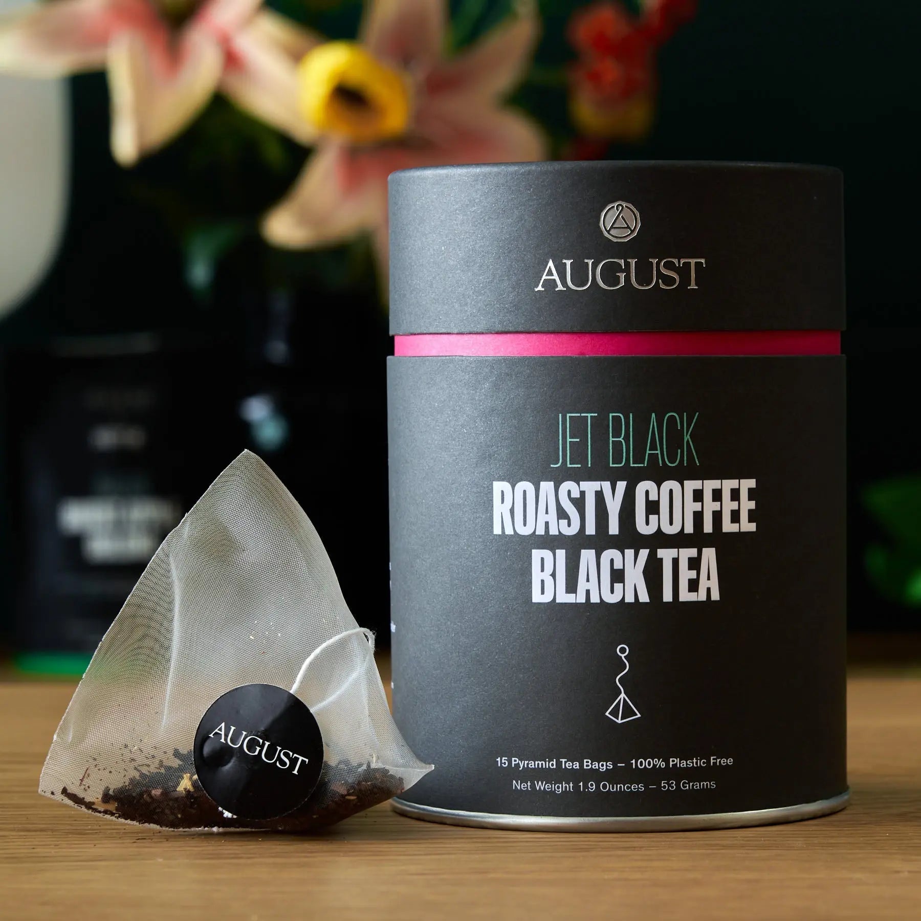Jet Black — Roasty Coffee Black Tea | 15 Tea Bags