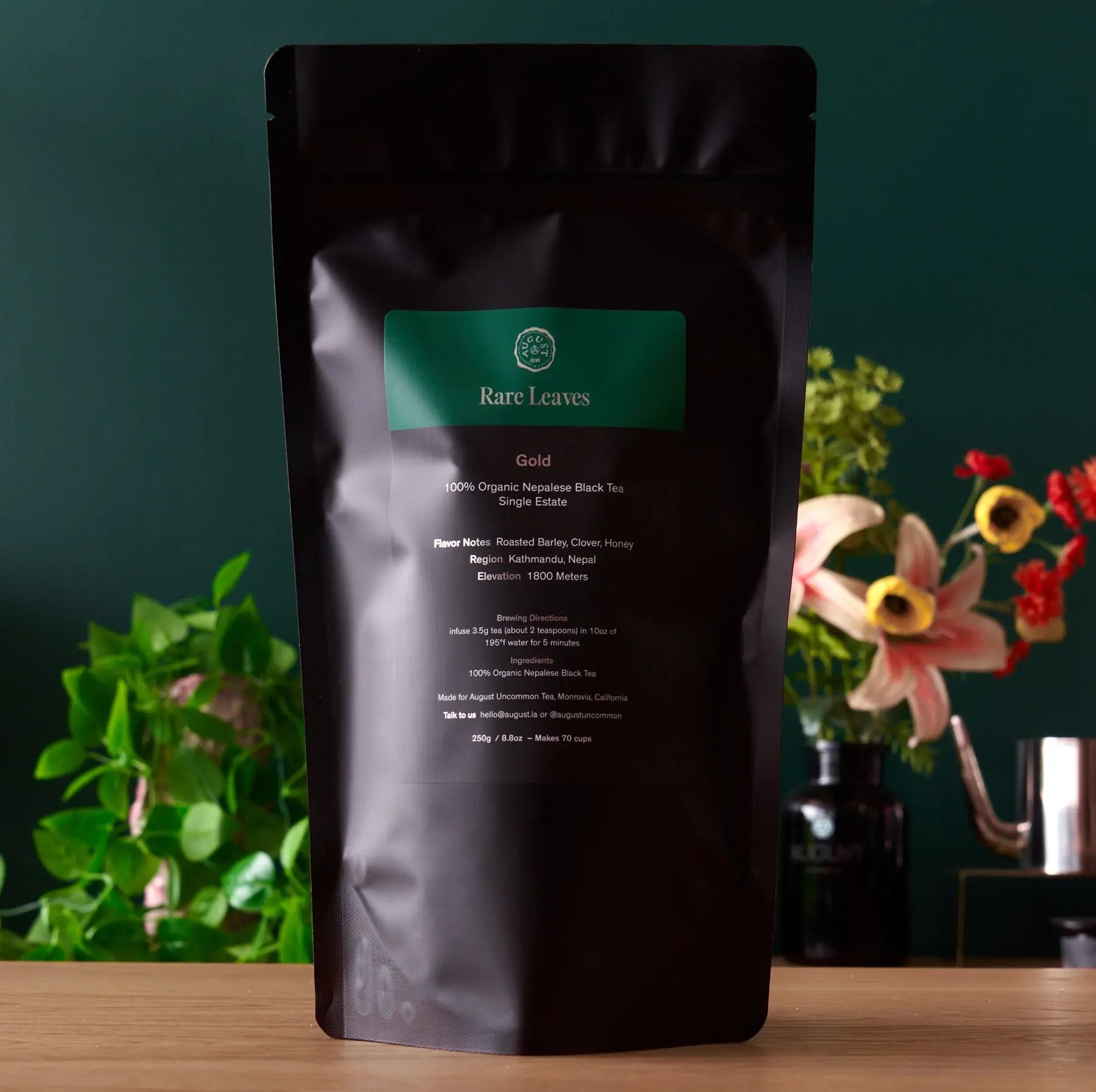 Rare Leaves Gold — Single Estate Organic Nepalese Black Tea
