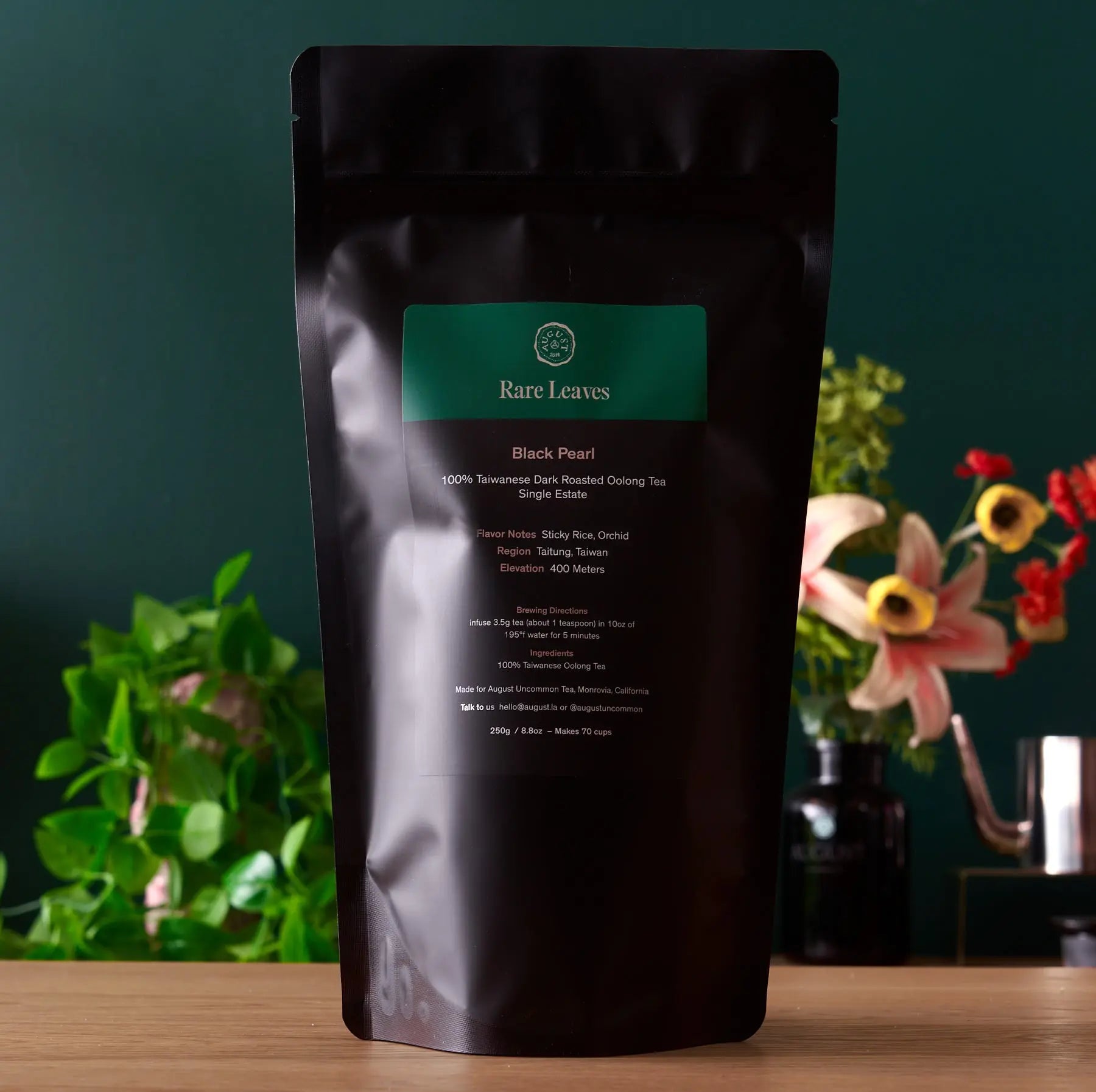 Rare Leaves Black Pearl — Single Estate Taiwanese Dark Roasted Oolong Tea