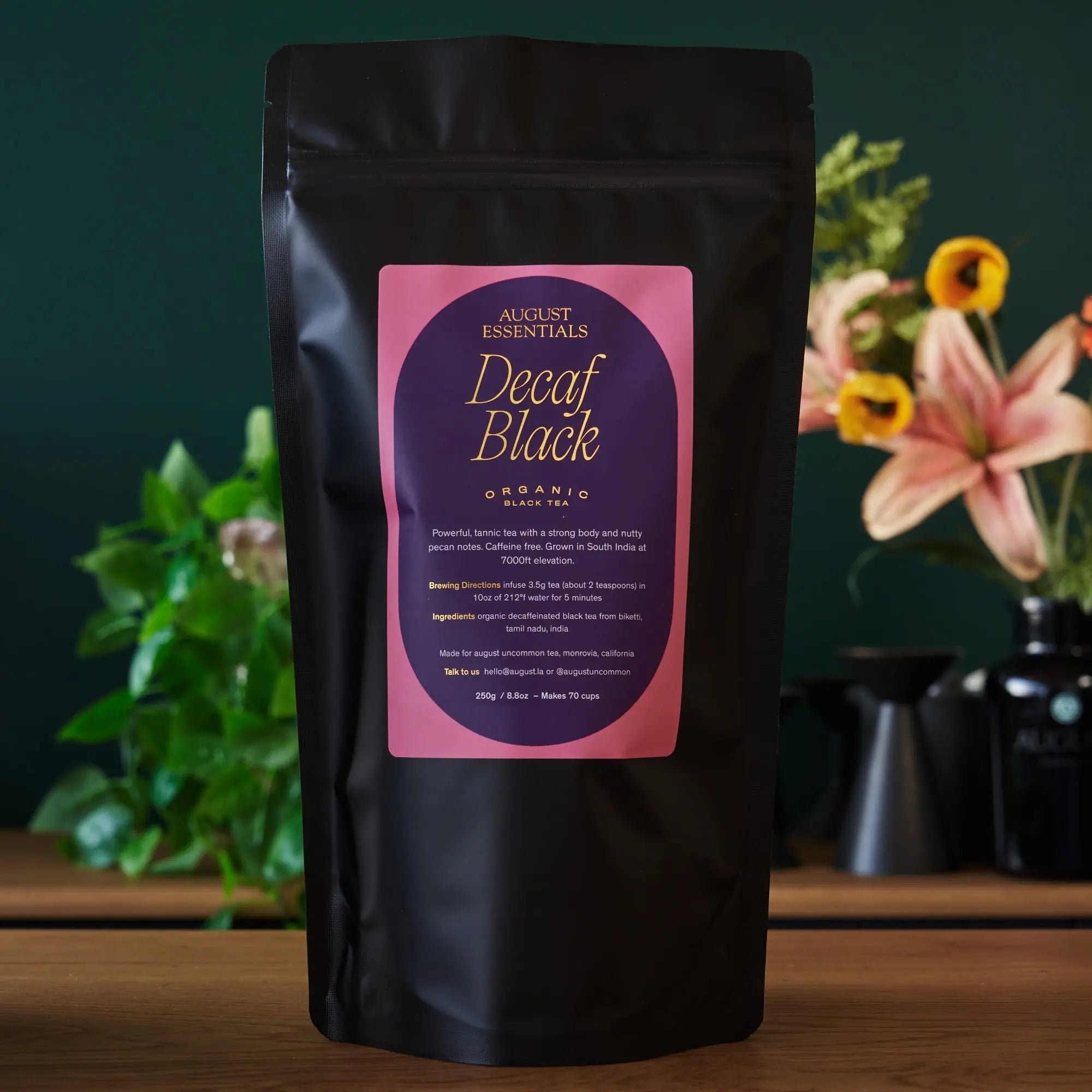 Essentials Decaf Black — Organic Decaffeinated Black Tea (Loose Leaf)