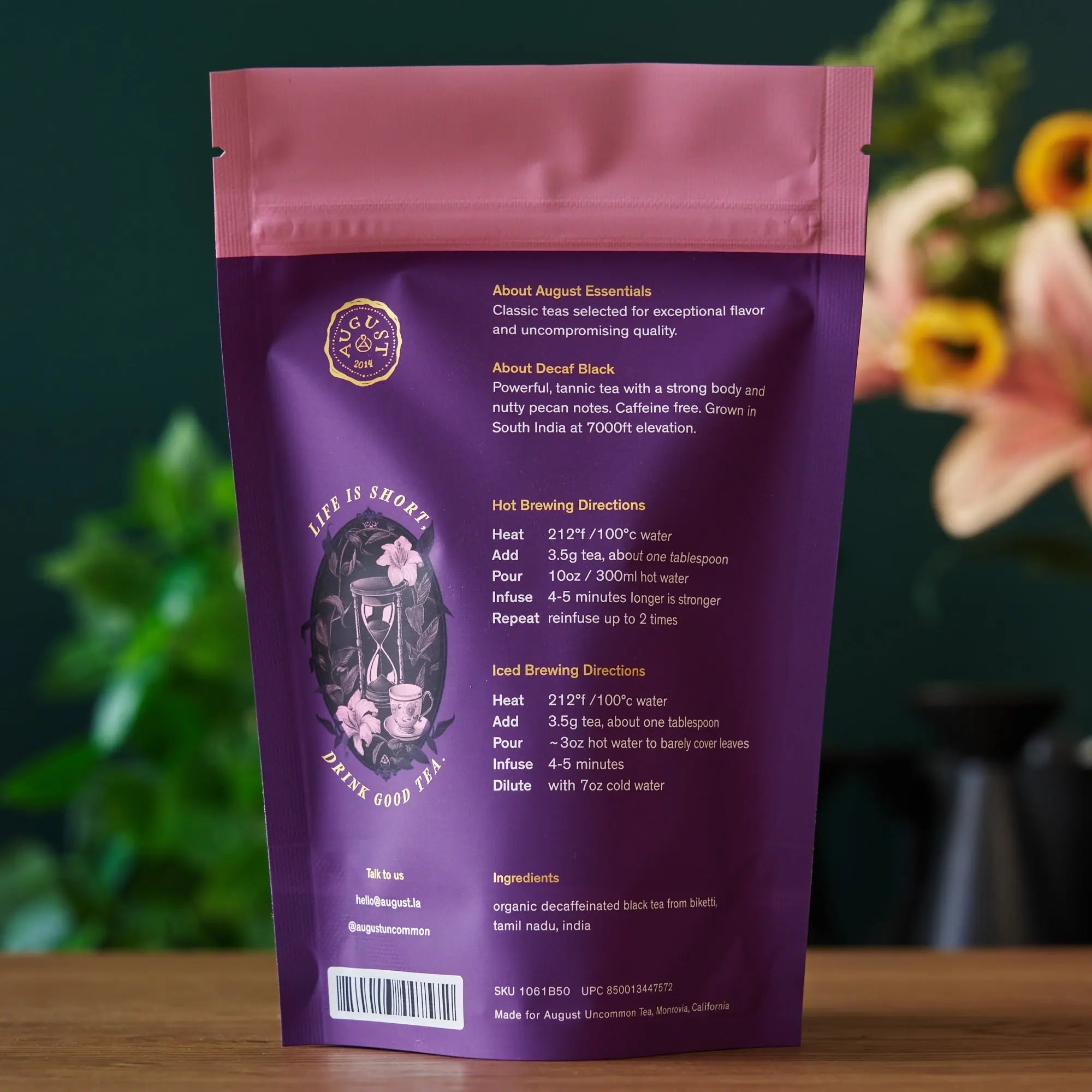 Essentials Decaf Black — Organic Decaffeinated Black Tea (Loose Leaf)