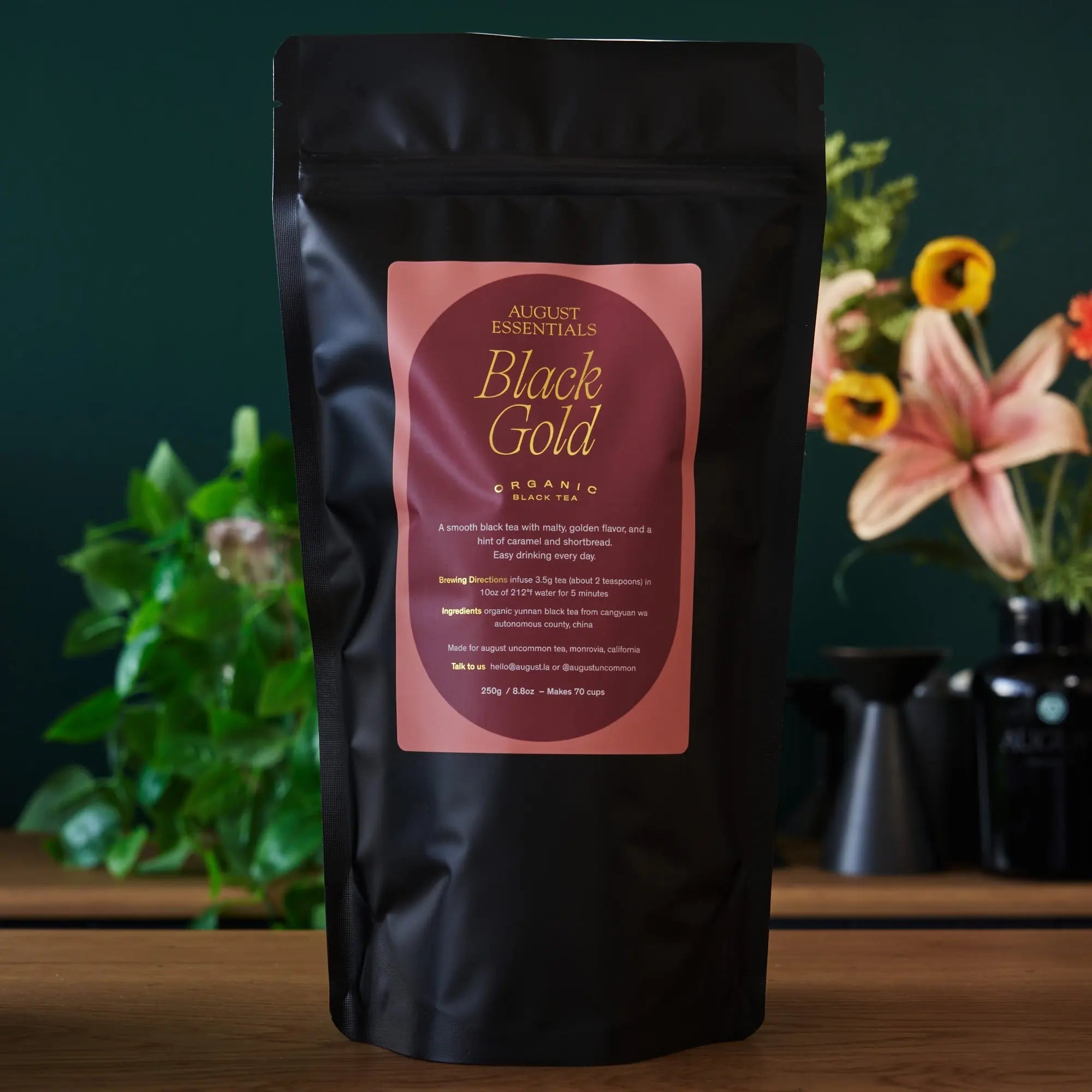 Essentials Black Gold — Organic Yunnan Black Tea (Loose Leaf)