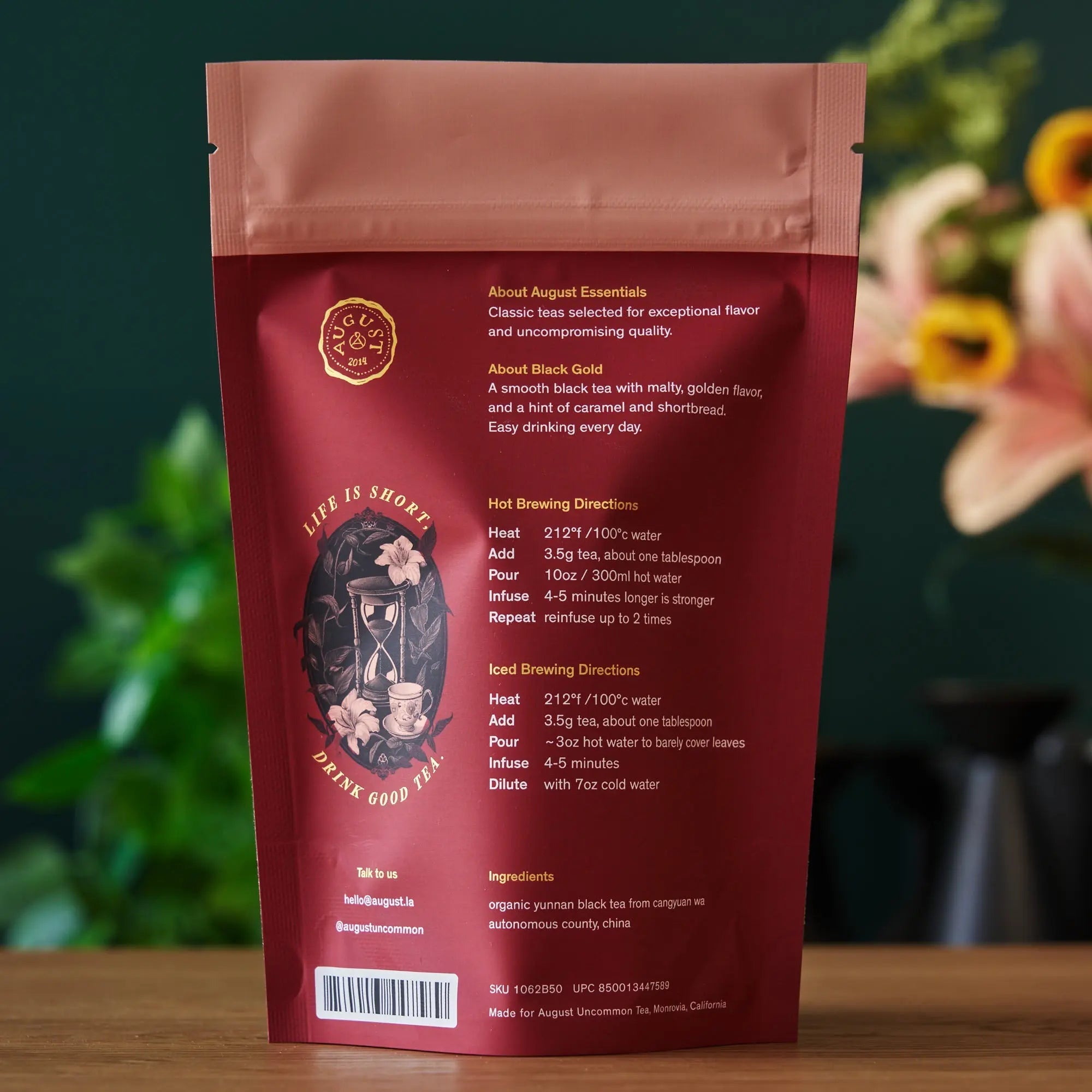 Essentials Black Gold — Organic Yunnan Black Tea (Loose Leaf)