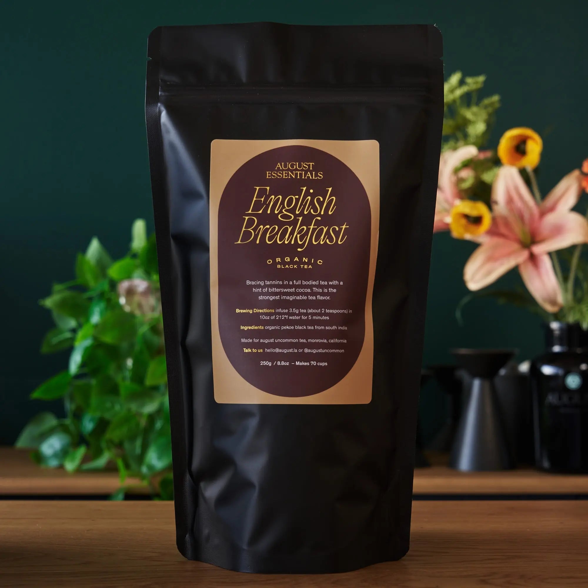 Essentials English Breakfast — Organic Bold Black Tea (Loose Leaf)