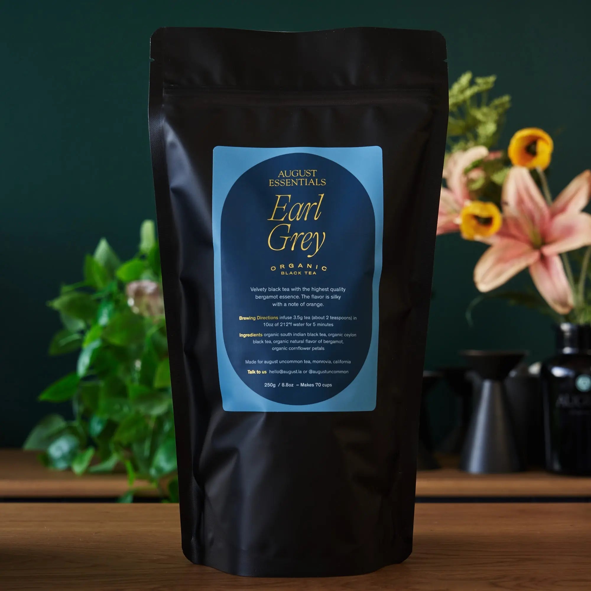 Essentials Earl Grey — Organic Bergamot Black Tea (Loose Leaf)