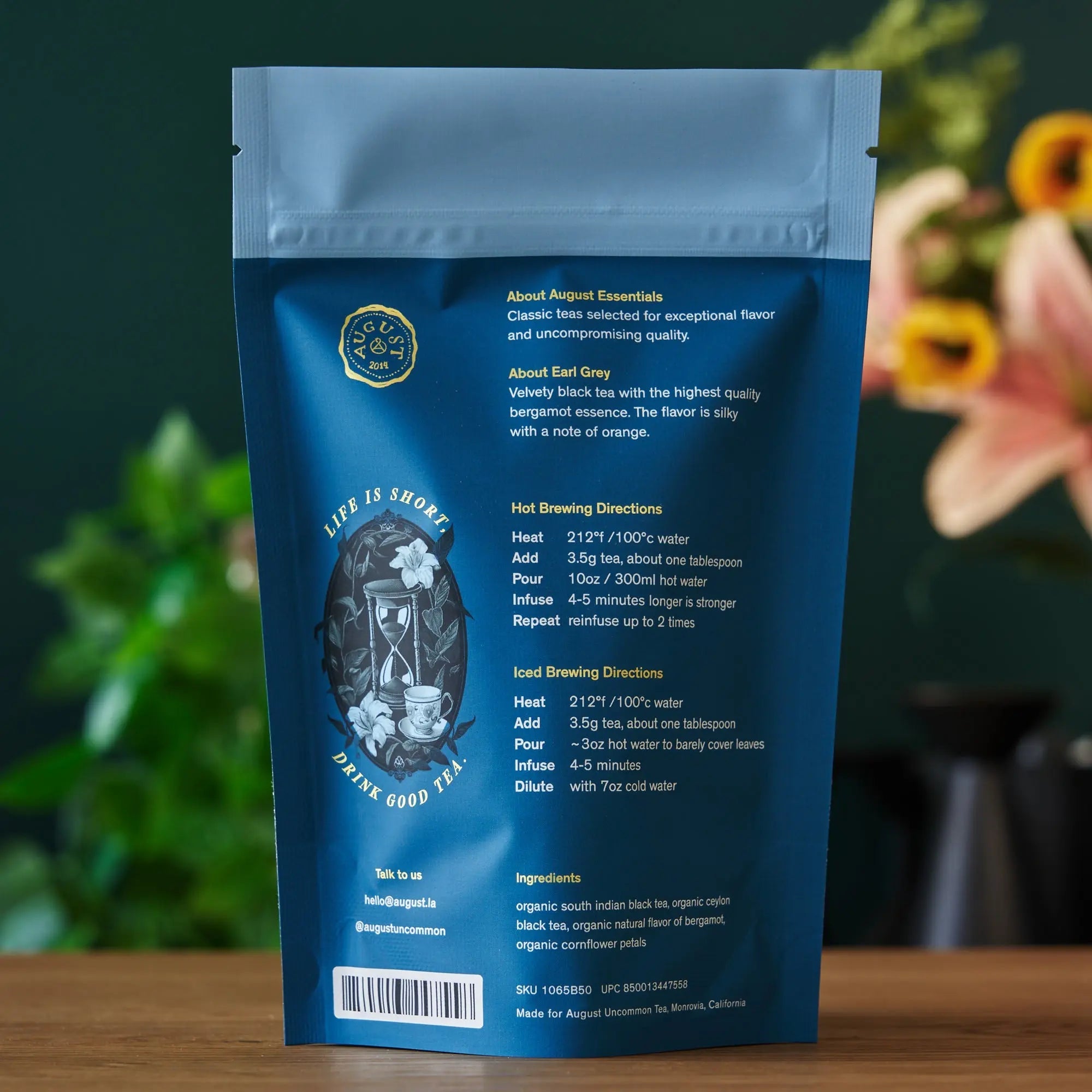 Essentials Earl Grey — Organic Bergamot Black Tea (Loose Leaf)