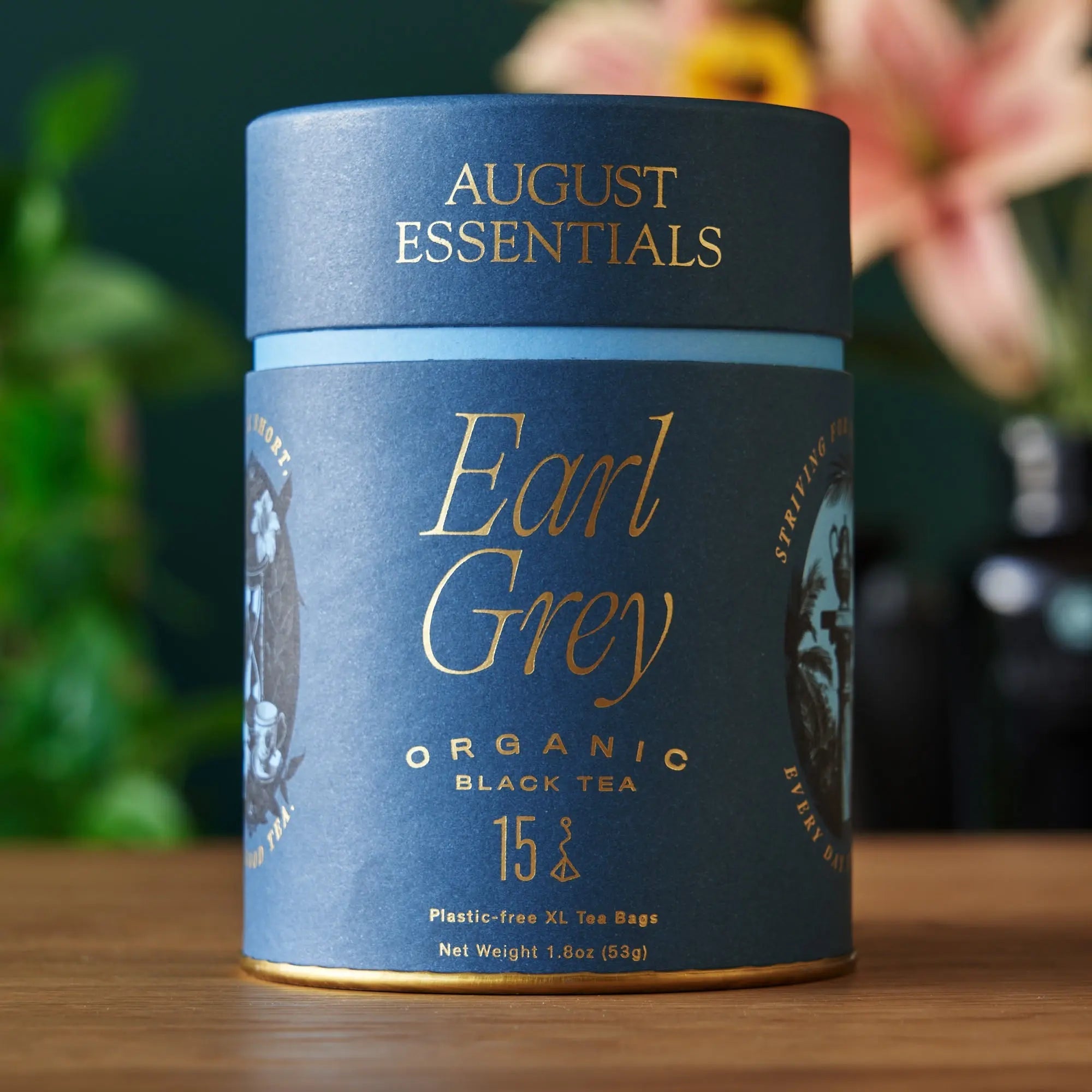 Essentials Earl Grey — Organic Bergamot Black Tea | 15 Tea Bags