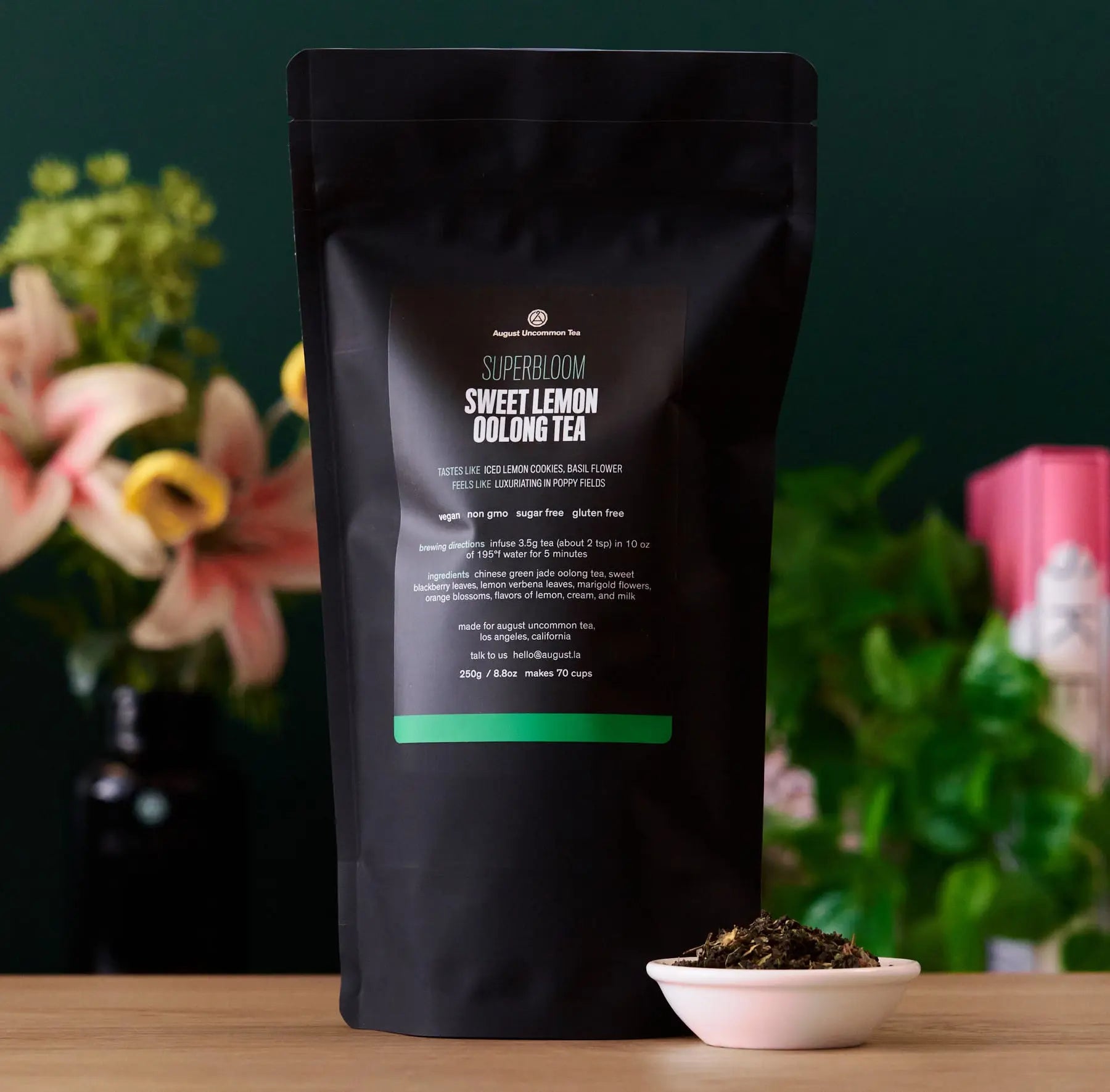 Superbloom — Sweet Lemon Oolong Green Tea by August Uncommon