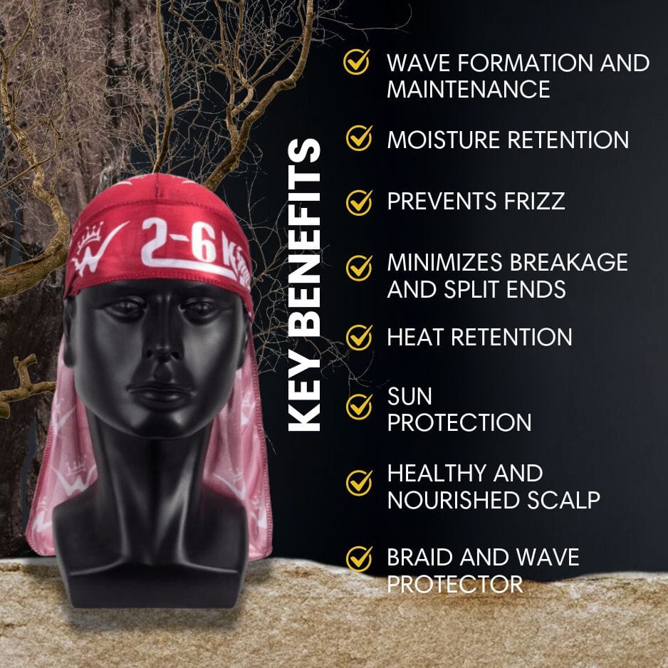 Silk Durag for 360 Waves & Overnight Compression [All Variants]