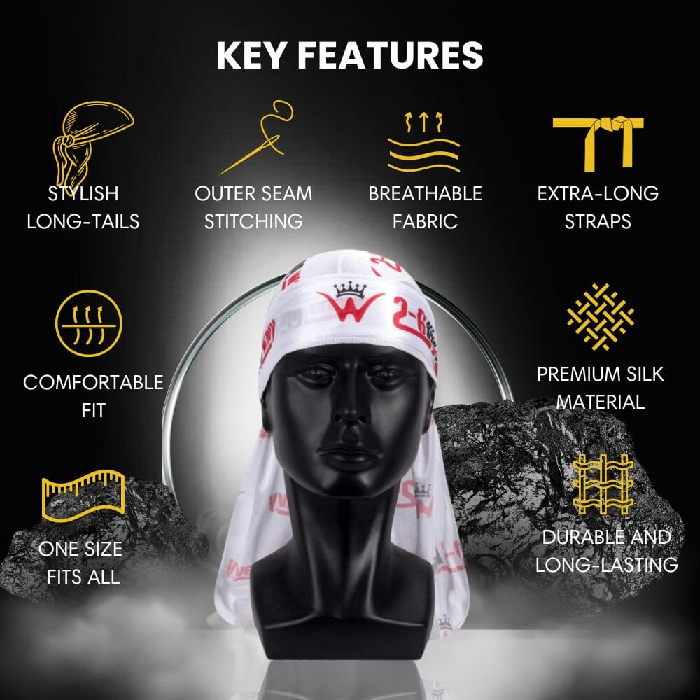 Silk Durag for 360 Waves & Overnight Compression [All Variants]