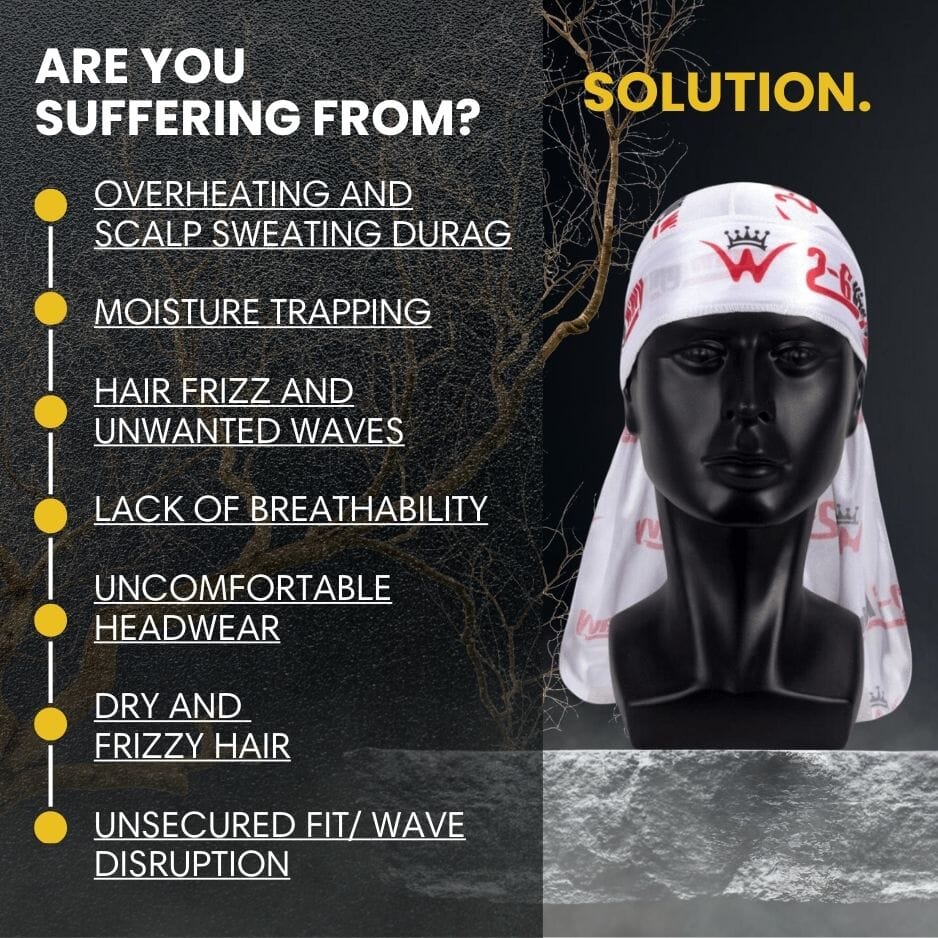 Silk Durag for 360 Waves & Overnight Compression [All Variants]