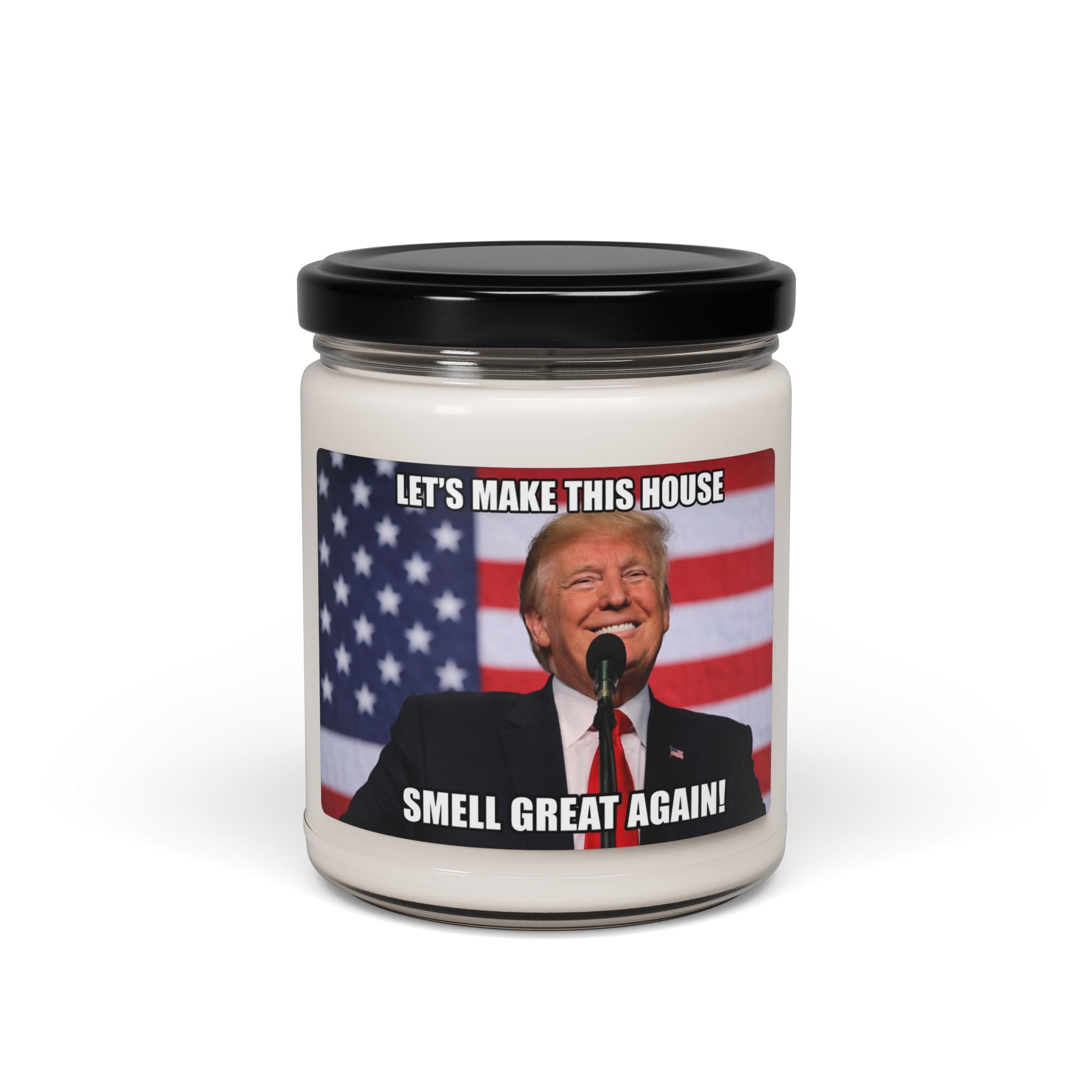 Trump Candle, Scented soy wax blend, 9oz.