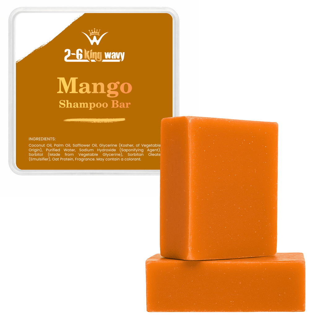 Mango Shampoo Bar for Waves, Curls & Coarse Hair