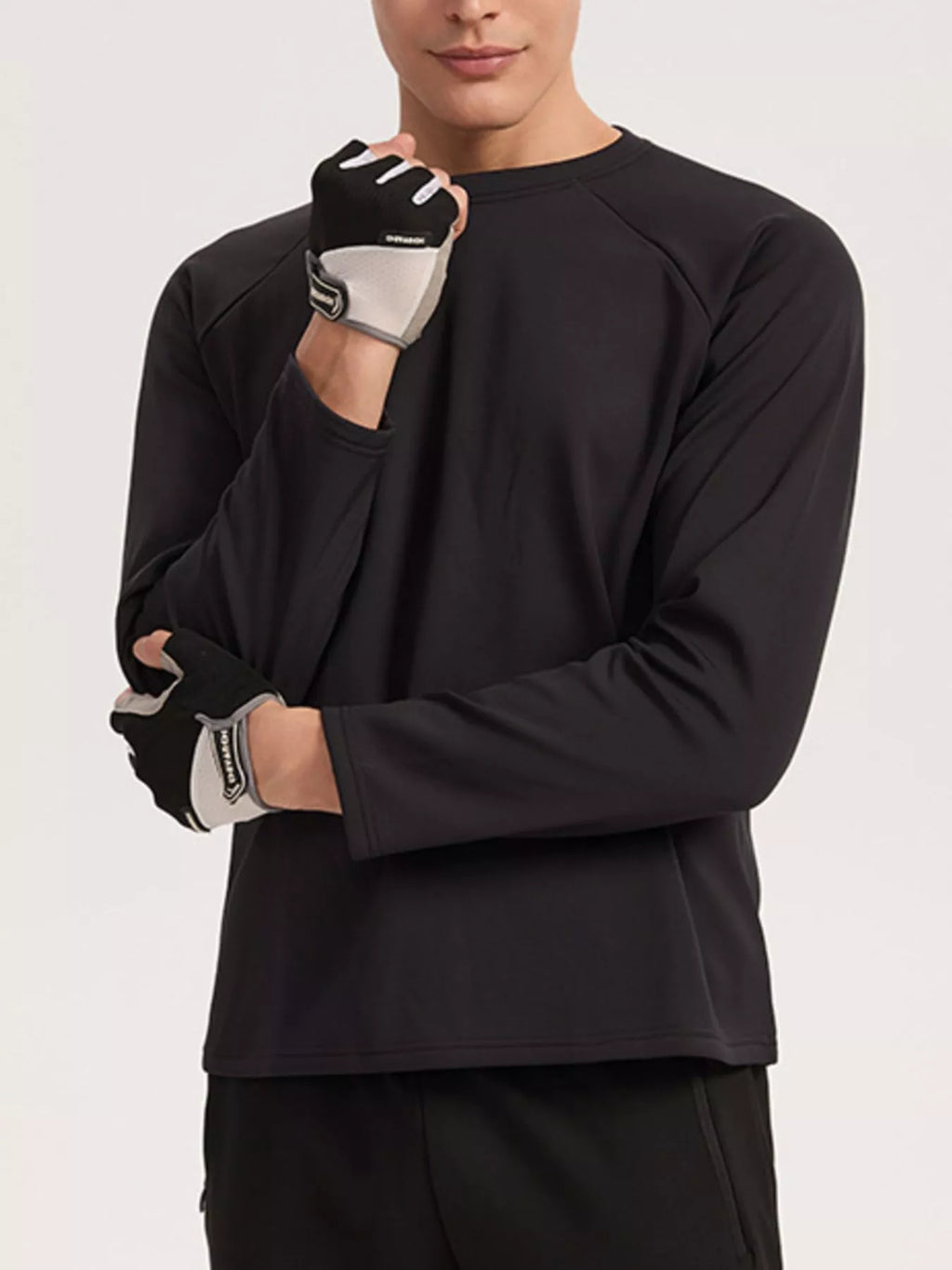 Men's Plus Size Long Sleeve Performance Active T-Shirt