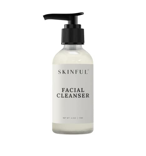 Skinful Gentle Facial Cleanser Face Wash - Deep-Penetrating Skin Cleanser for All Skin Types - 4oz