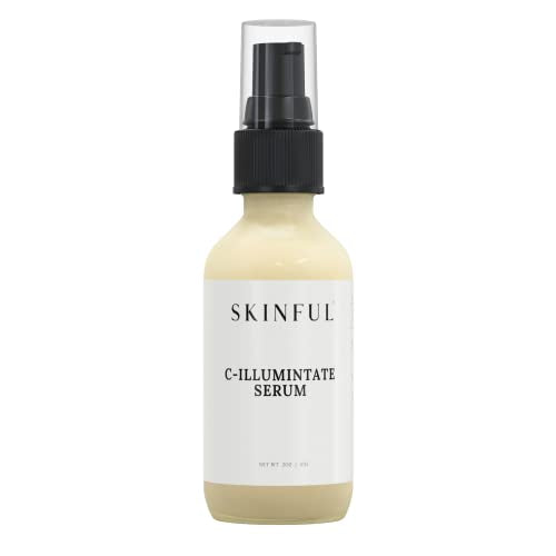 Skinful C-Illuminate Vitamin C Serum for Face with Hyaluronic Acid - 2oz