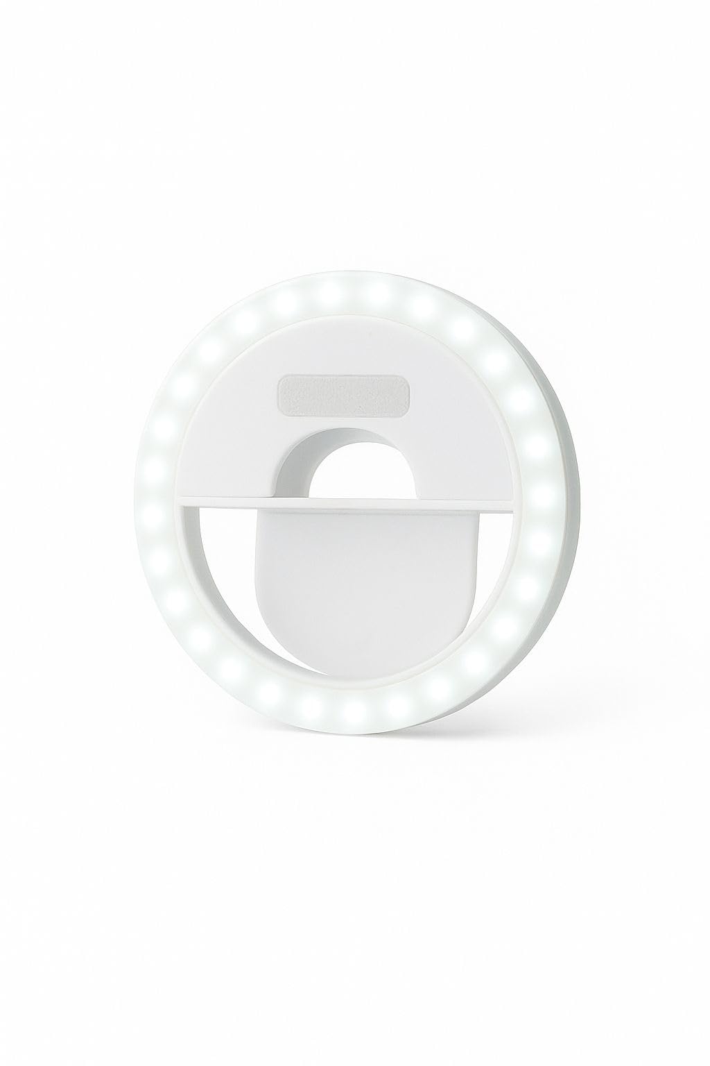 Ring Light With Clip – 3.5 Inch, Rechargeable, Portable For Tiktok, Youtube & Zo