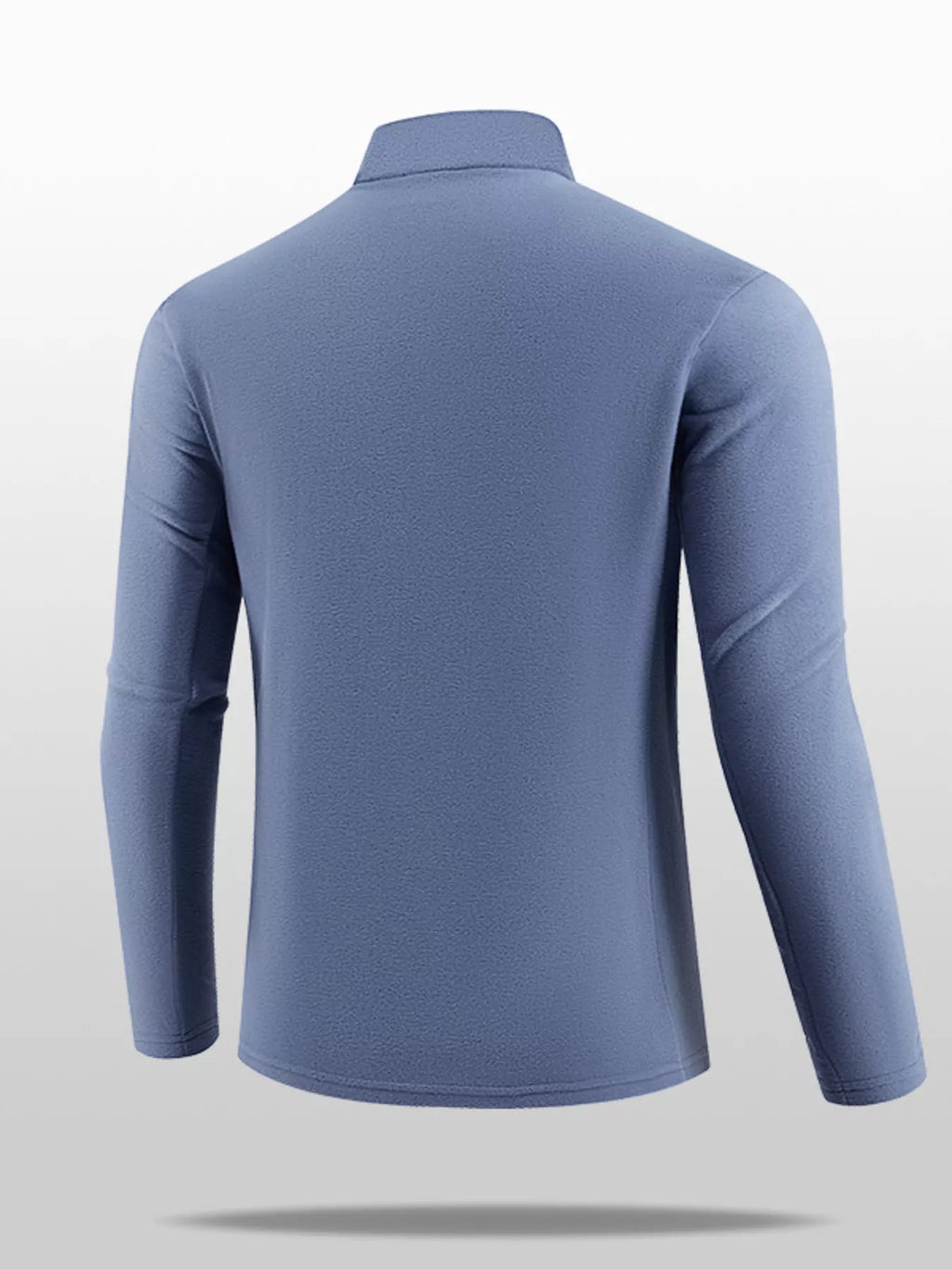 Men's Plus Size Comfortable Half-Zip Sweatshirt