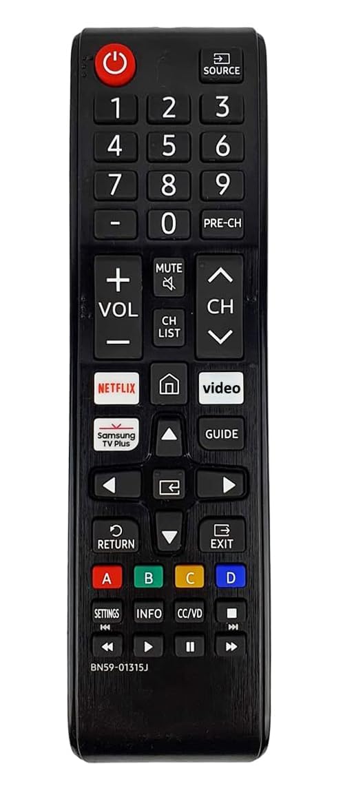 Bn59-01315J Remote Replacement For All Samsung Lcd Led Hdtv 3D Smart Tvs