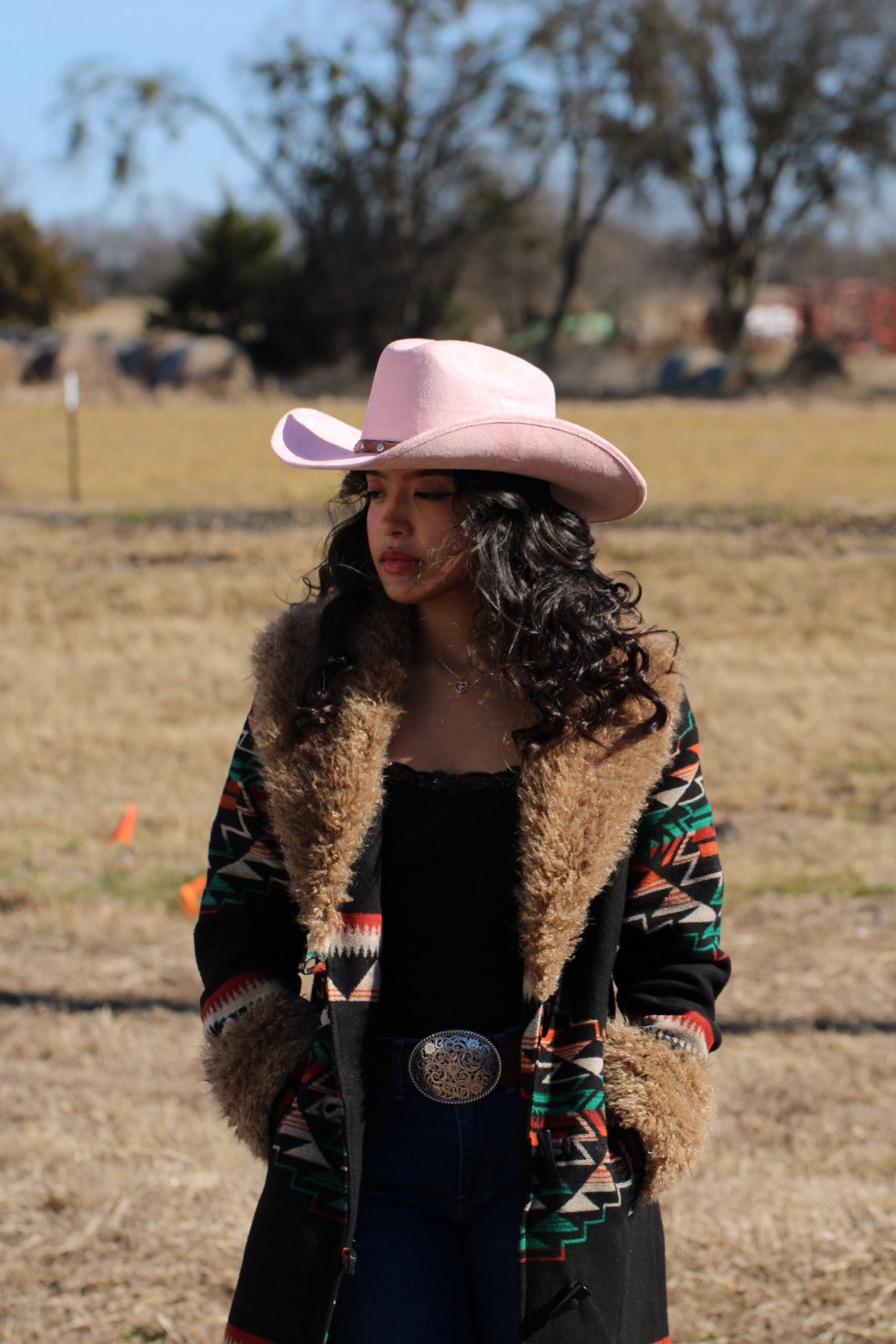 Durango Cowboy Hat - Blush Pink
