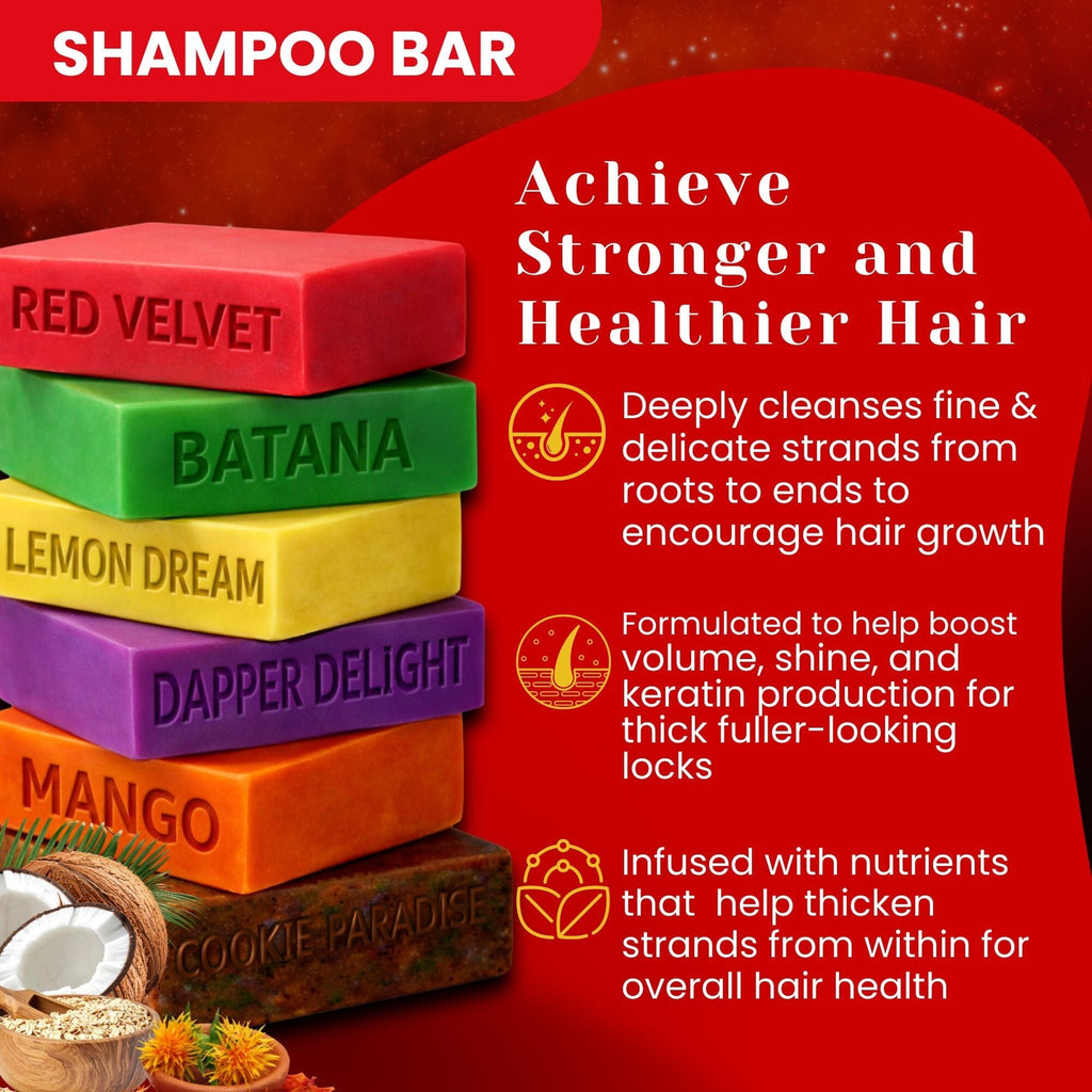 Mango Shampoo Bar for Waves, Curls & Coarse Hair