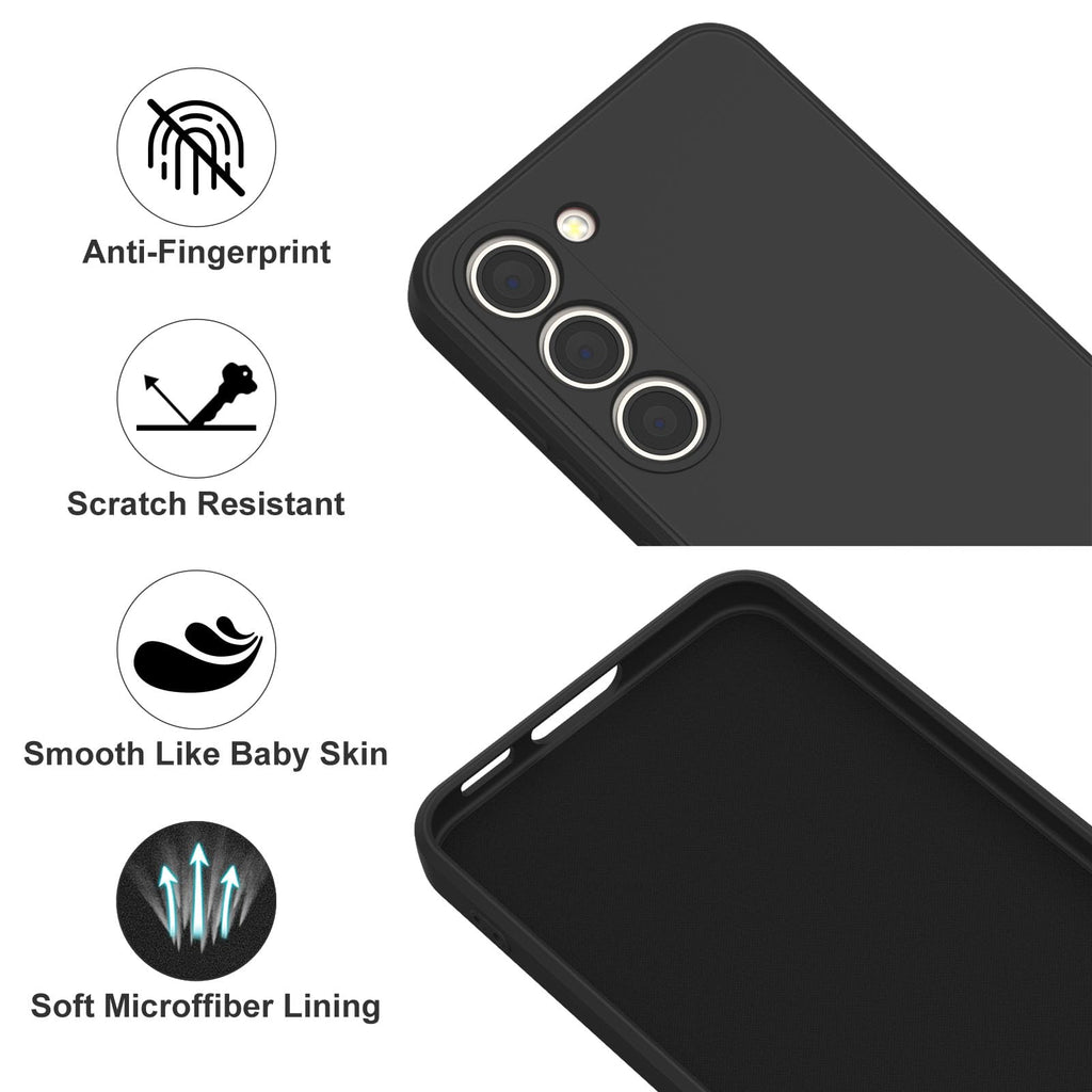 For Samsung Galaxy S23 (Only), Stylish Liquid Silicone Slim Full-Body Protective