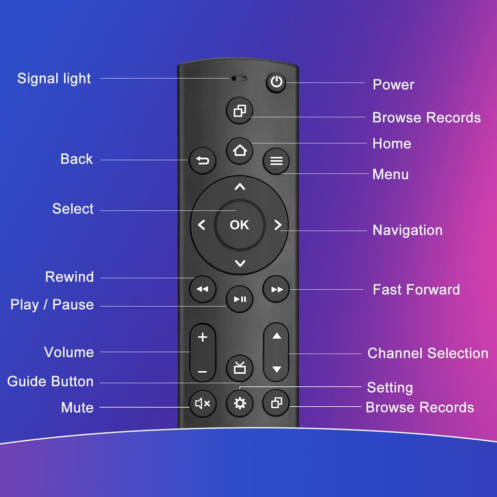 2) Universal Remote Control For Samsung/Insignia/Toshiba/Tcl/Vizio/Pioneer/Roku