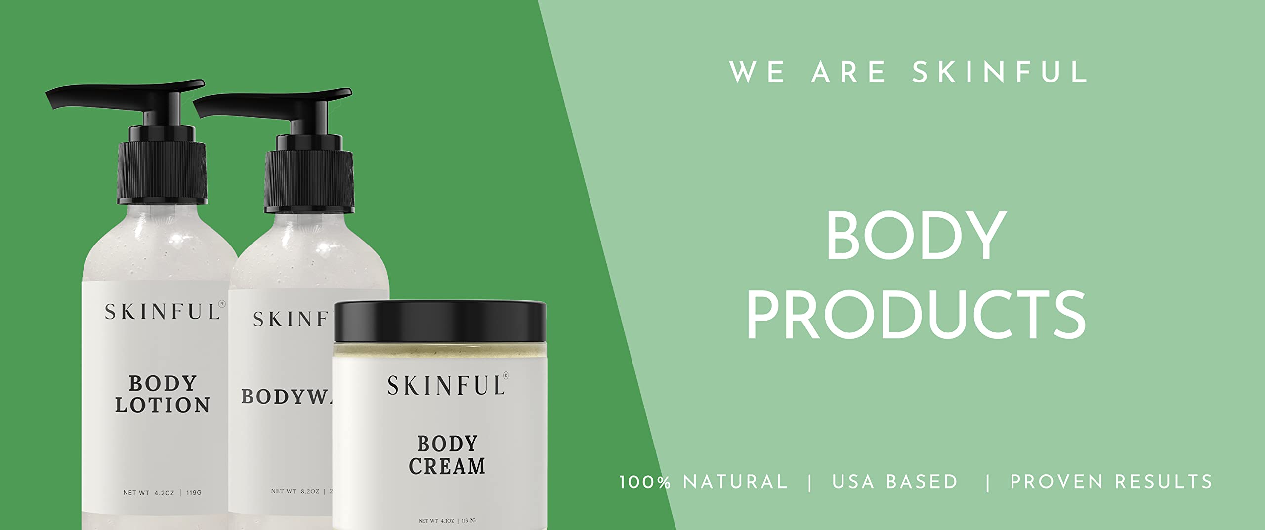 Body Bundle: 1-Skinful Body Lotion + 1-Skinful Body Cream