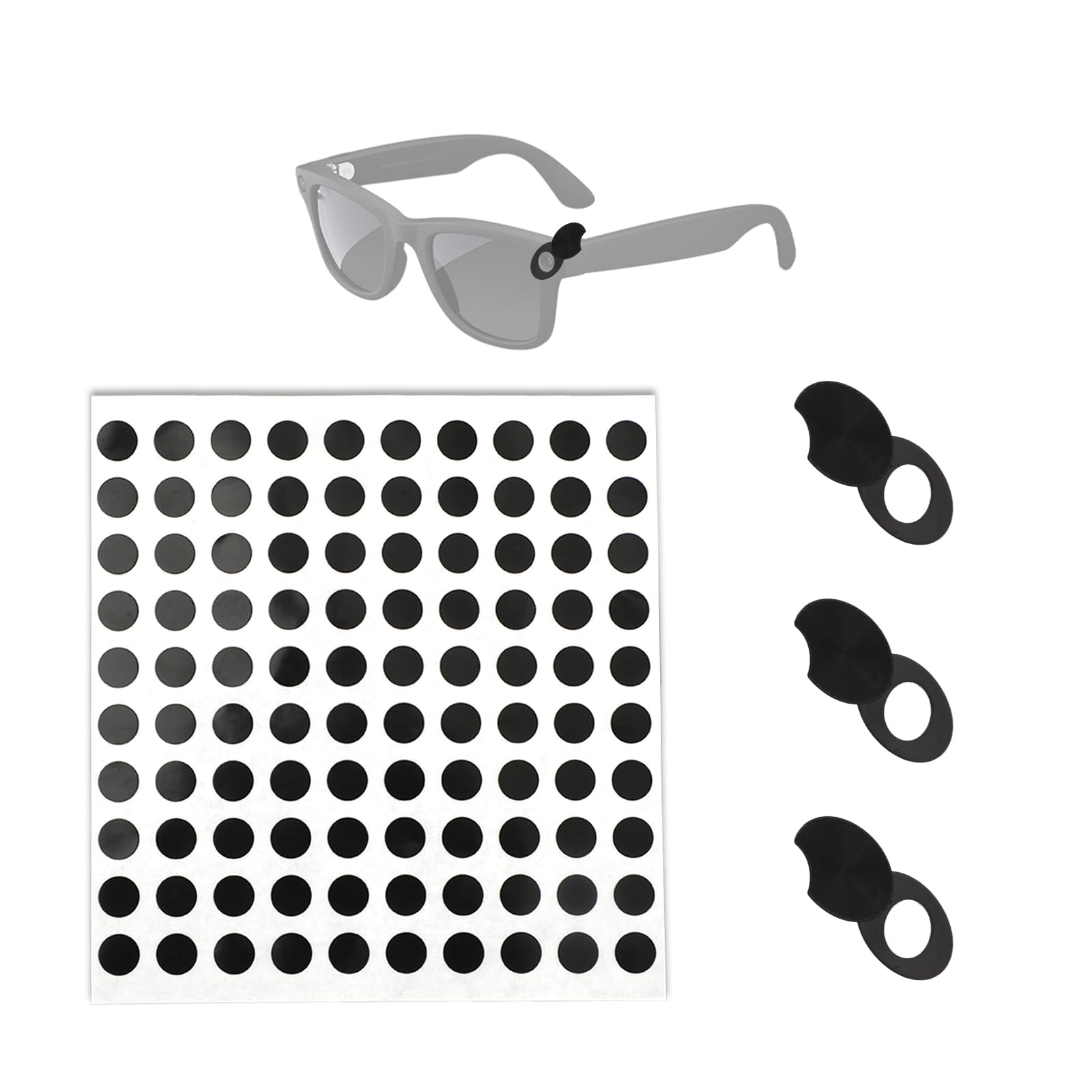 Glasses Accessories Set For Meta, Include 3 Flip-To-Open