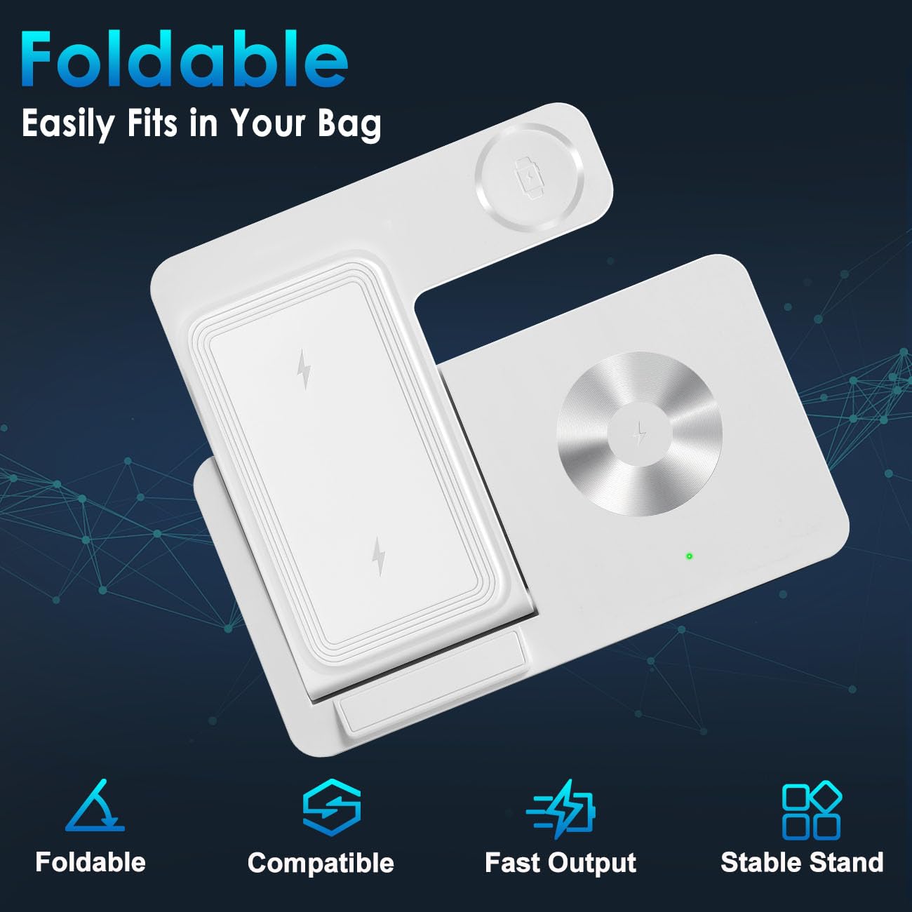 1 Charging Station For Multi Devices, Wireless Charger For Iphone 8-16 Series &