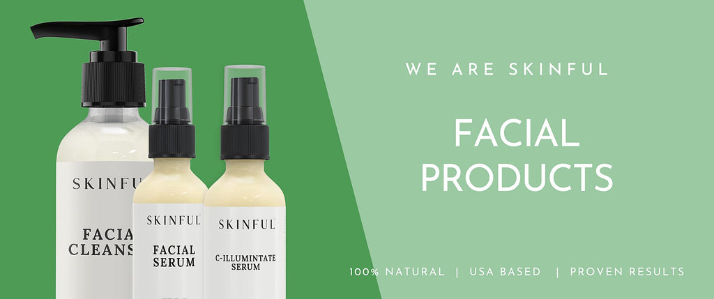 Skinful Gentle Facial Cleanser Face Wash - Deep-Penetrating Skin Cleanser for All Skin Types - 4oz