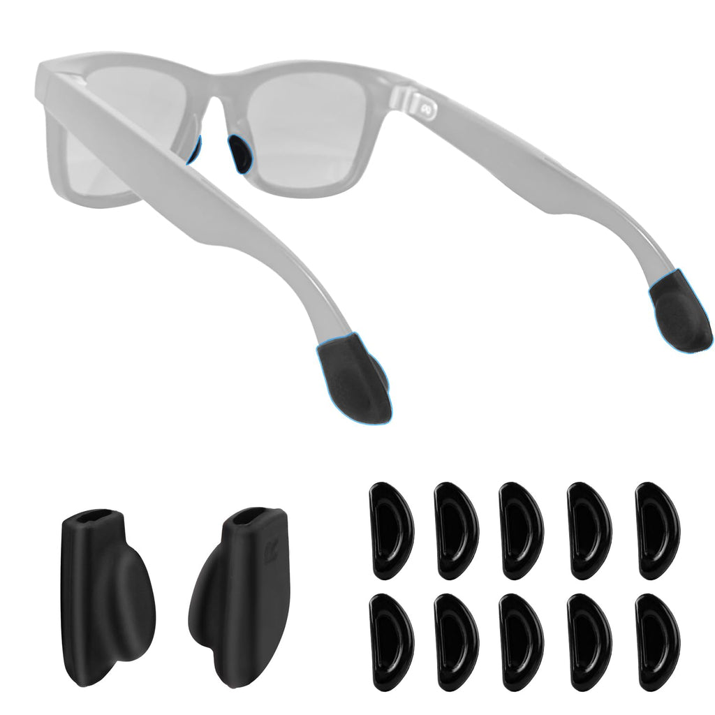 Eyeglass Nose Pads & Ear Grips Kit, Silicone Replaceme