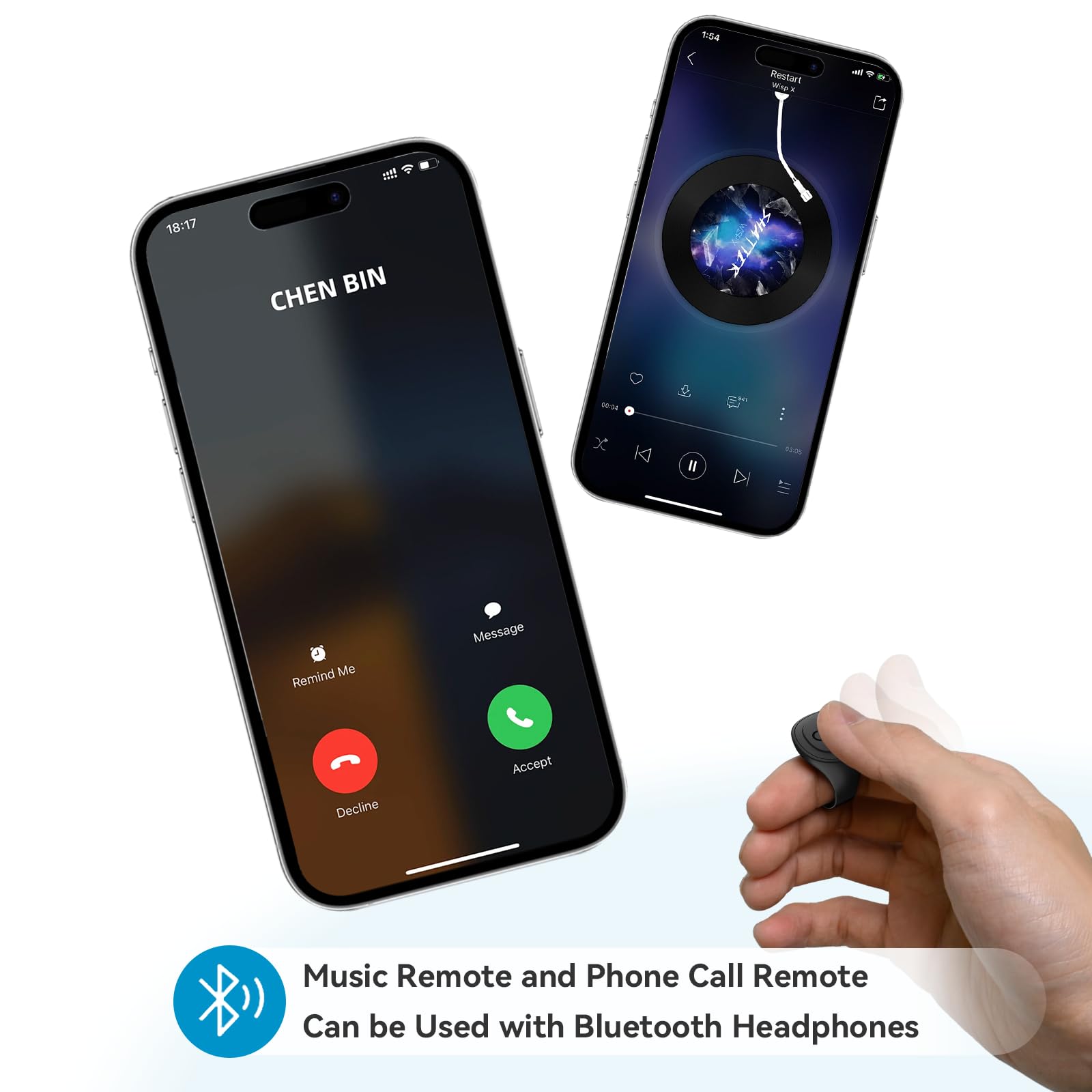Scrolling Ring For Page Turner & Video Scrolling, Camer