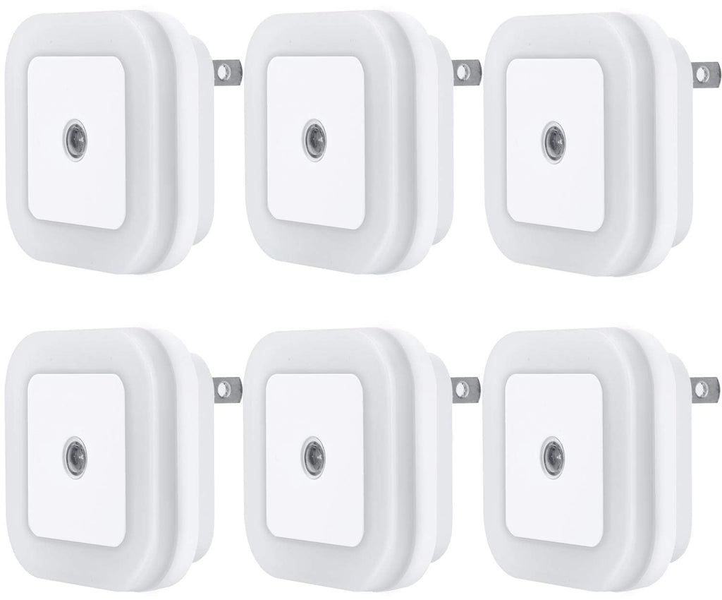 Night Light Lamp With Smart Sensor Dusk To Dawn Sensor, Daylight White, 0.5W Plu