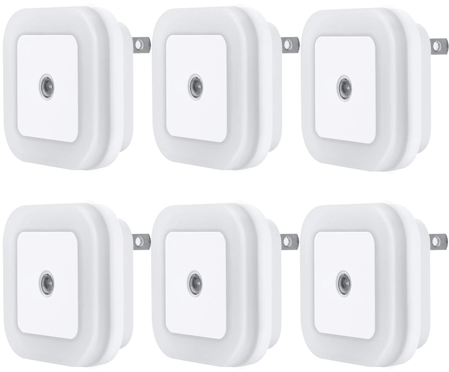 Night Light Lamp With Smart Sensor Dusk To Dawn Sensor, Daylight White, 0.5W Plu