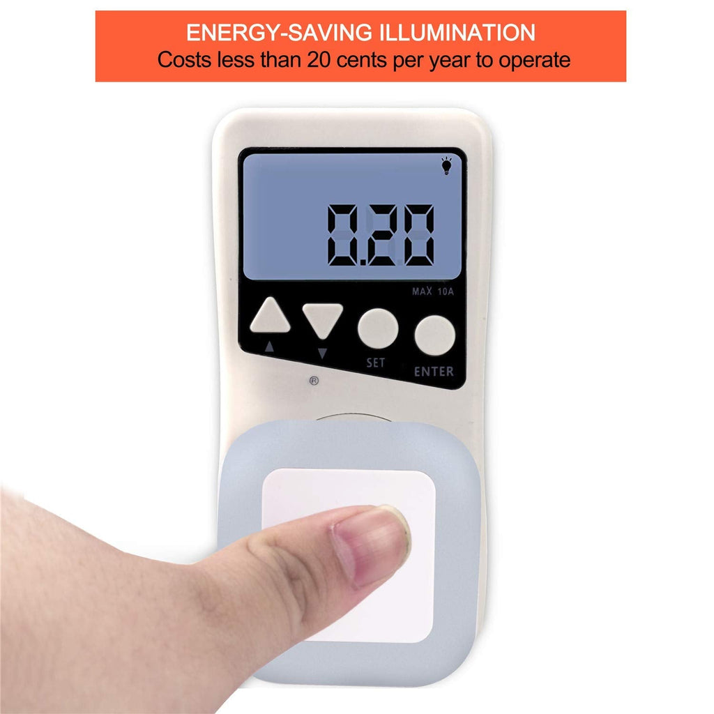 Night Light Lamp With Smart Sensor Dusk To Dawn Sensor, Daylight White, 0.5W Plu