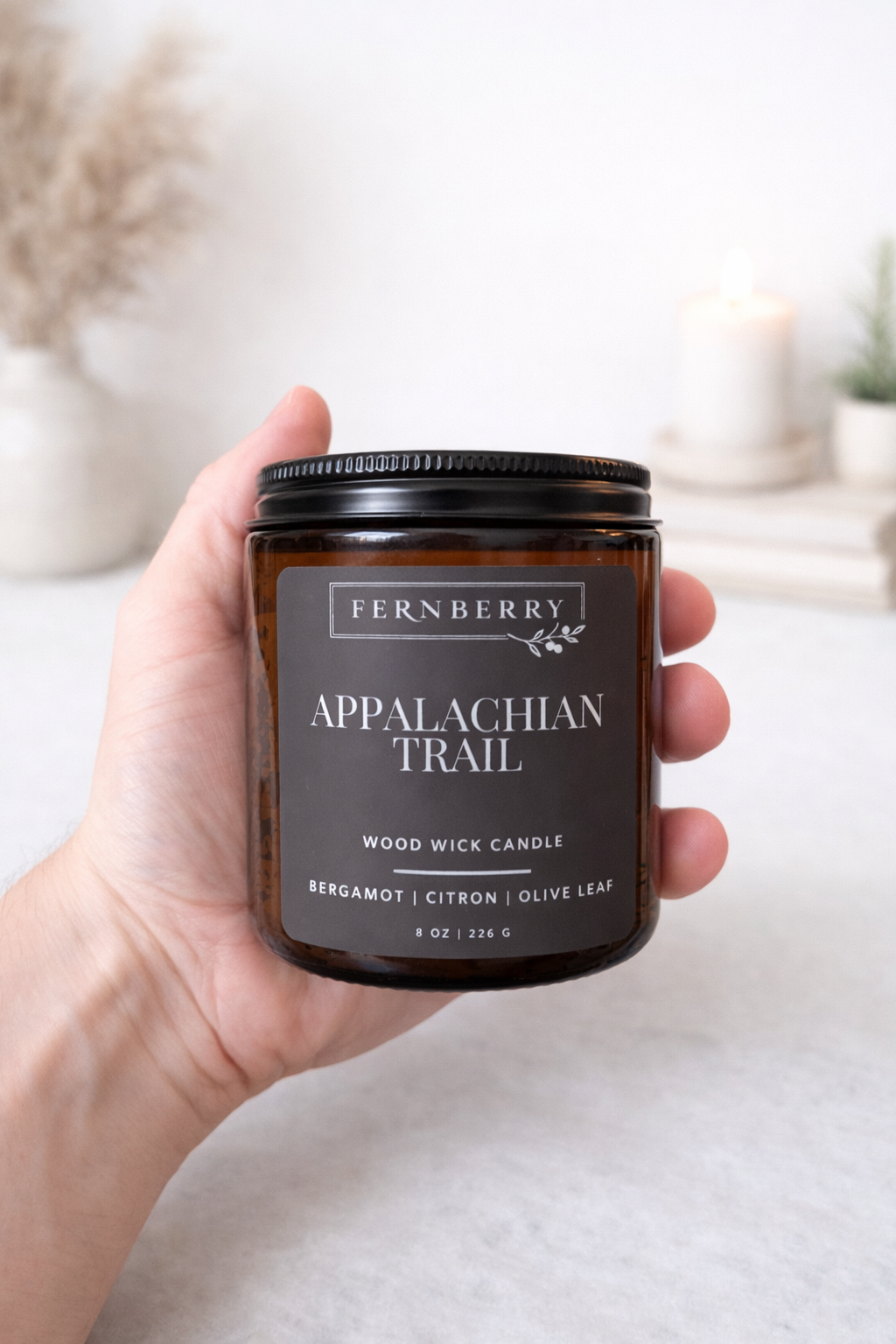 Appalachian Trail- 8oz Wood Wick Candle