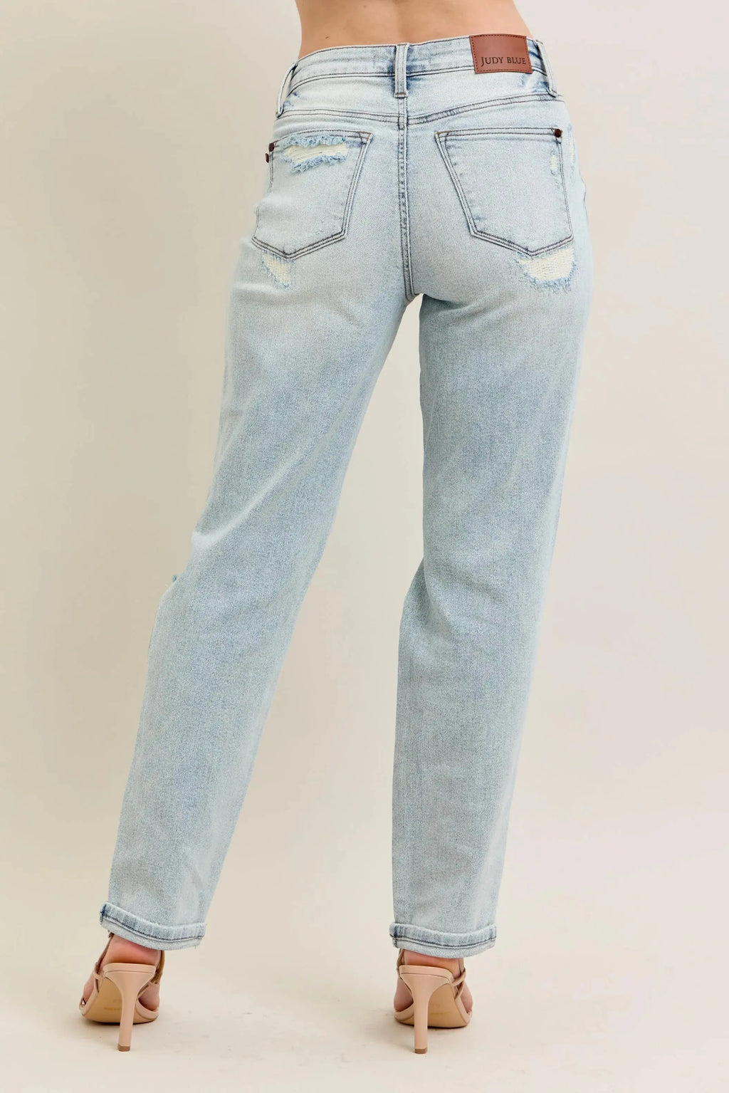 Women's Plus Size Jeans Jeans - Plus Size Destroyed - Women's Boyfriend Fit
