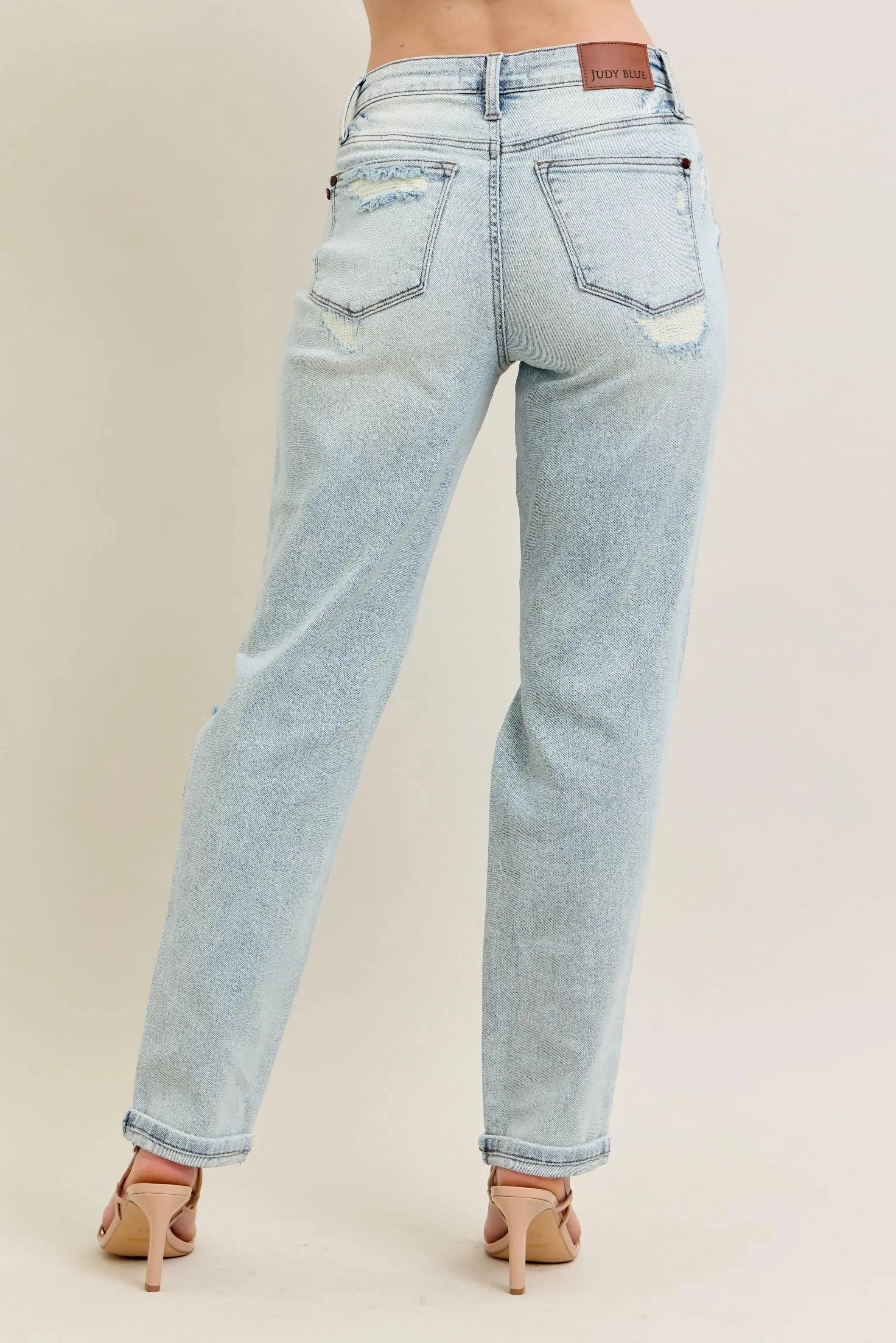 Women's Plus Size Jeans Jeans - Plus Size Destroyed - Women's Boyfriend Fit