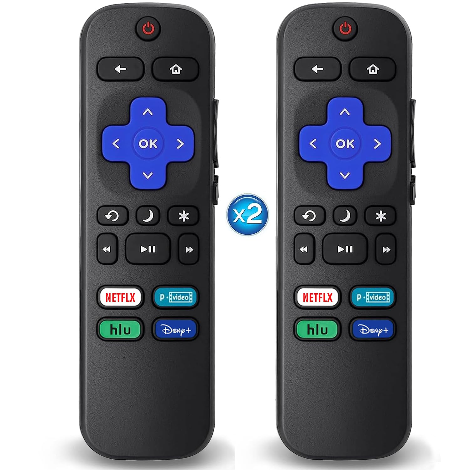 Remote Control Compatible For Roku Tv, Universal Remote Fit For Hisense/Onn/Tcl/