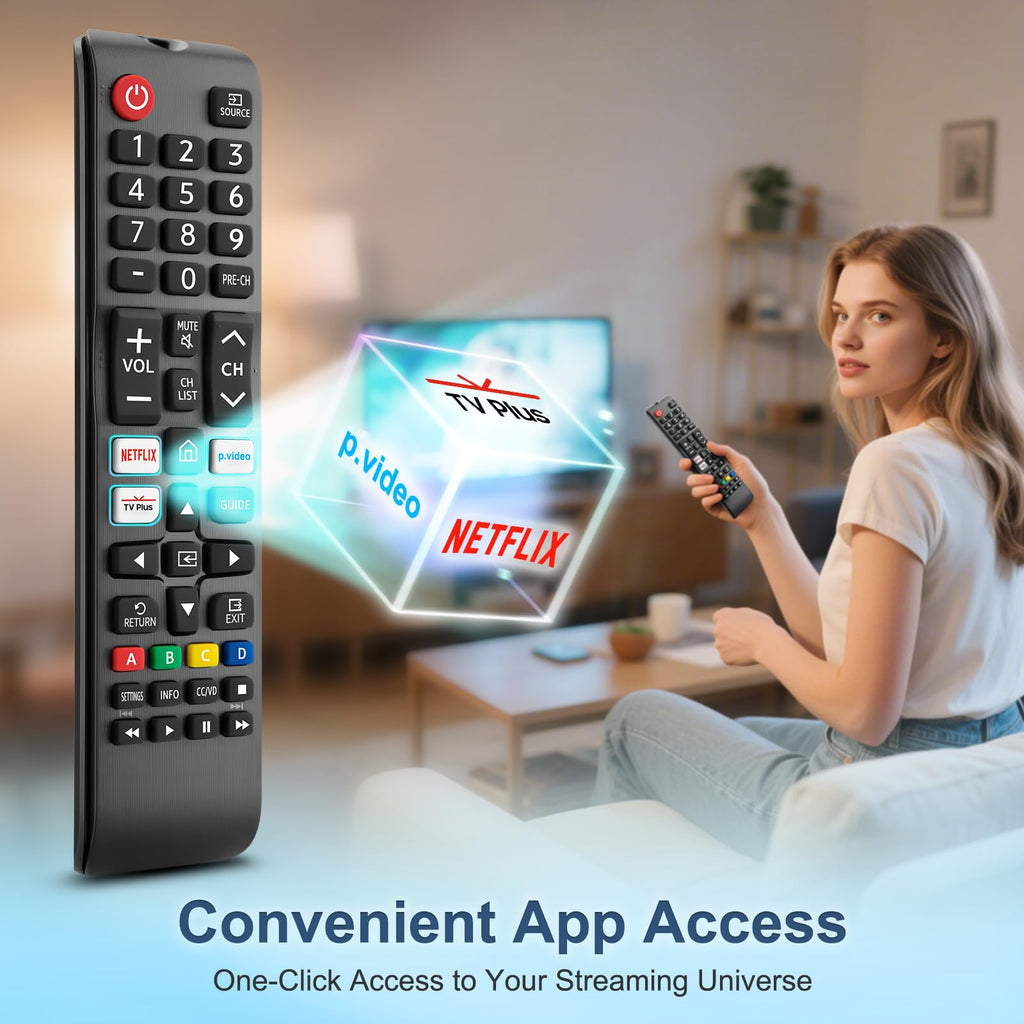 2】 Universal For Samsung-Tv-Remote-Control Replacement, All Samsung Smart Frame