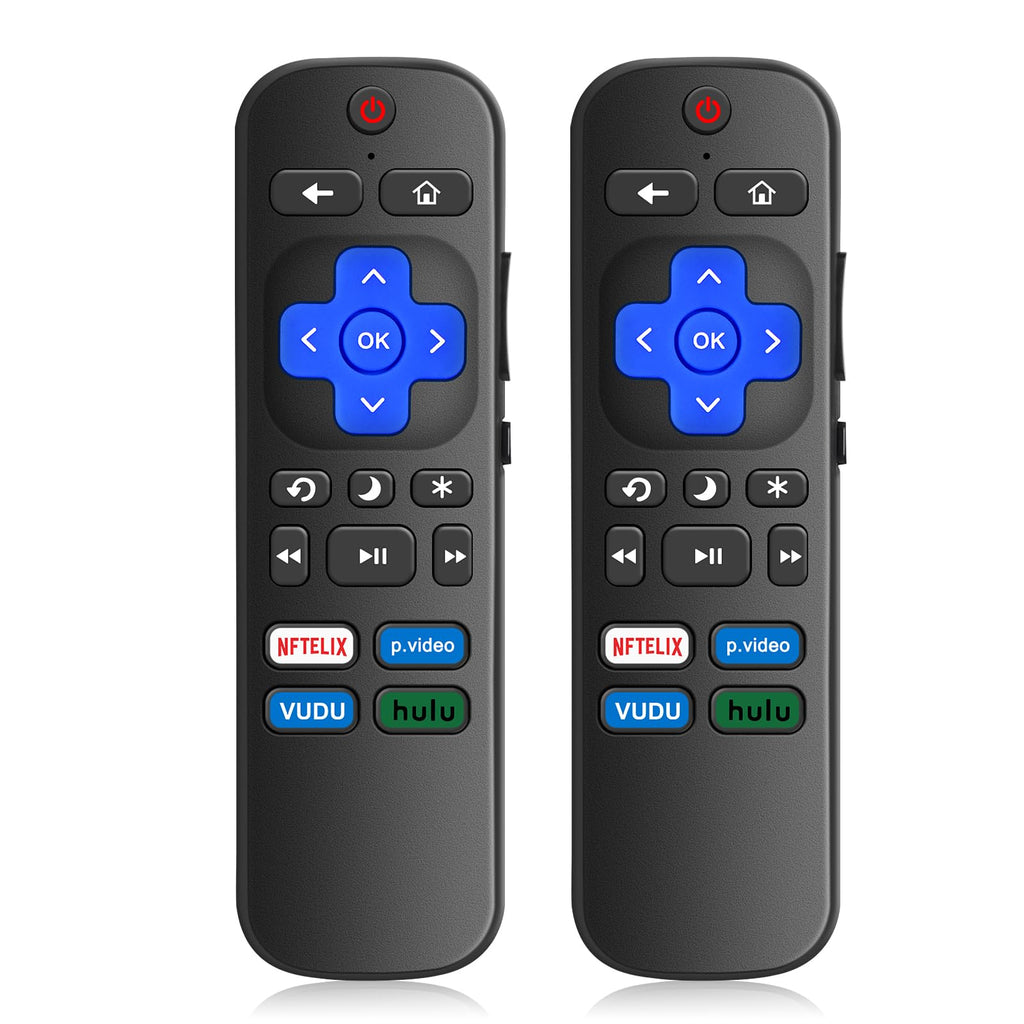 2) Replaced Remote Control Only For Roku Tv Tcl Roku/For Hisense Roku/For Insign
