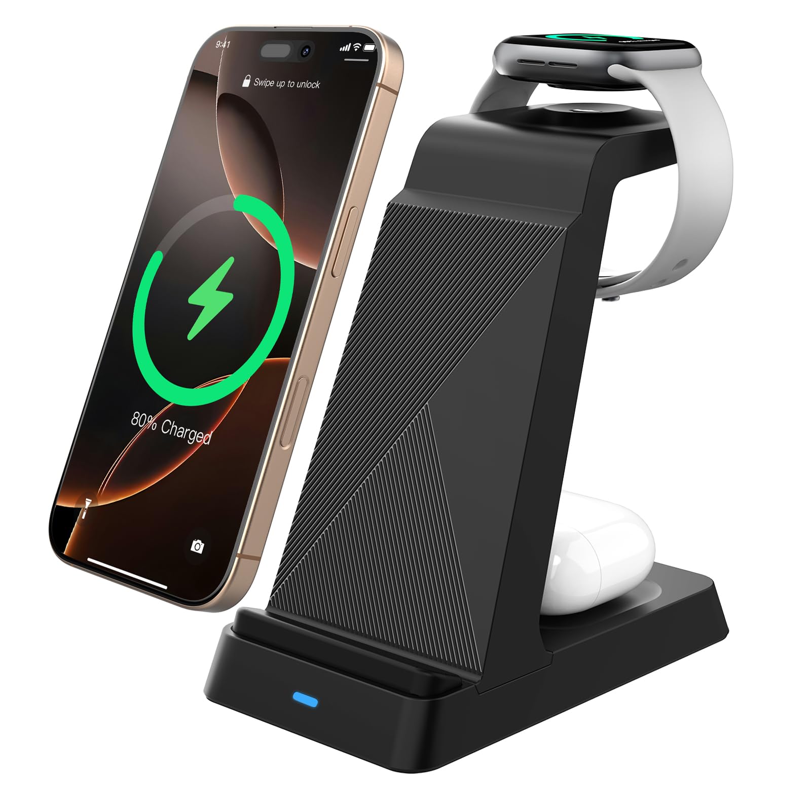 In 1 Charging Station Fast Charging For Iphone,Wireless Charger For Iphone 17 16