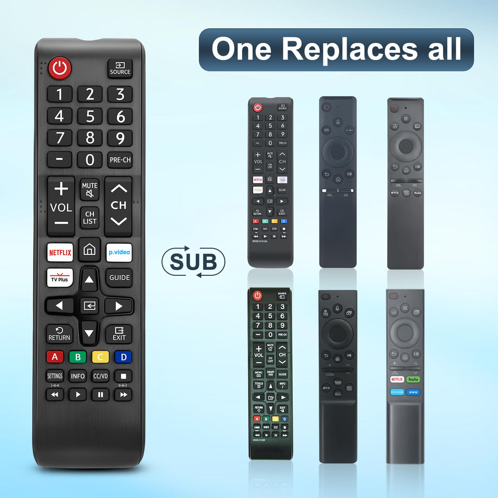 2】 Universal For Samsung-Tv-Remote-Control Replacement, All Samsung Smart Frame