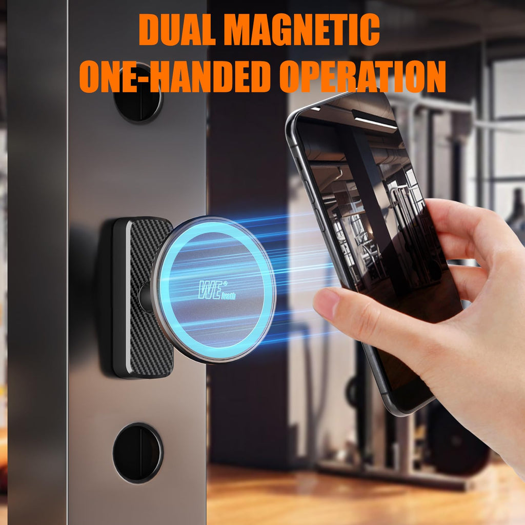 Magnetic Phone Holder Gym, Workout, Kitchen Or Any L Sur