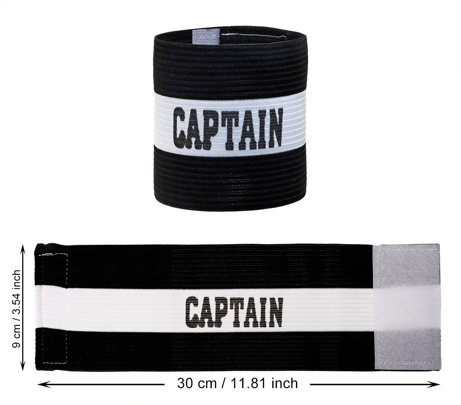 Armbands 9X30Cm/3.54X11.81Inch Adjustable Leader Armband For Soccer Basketball V