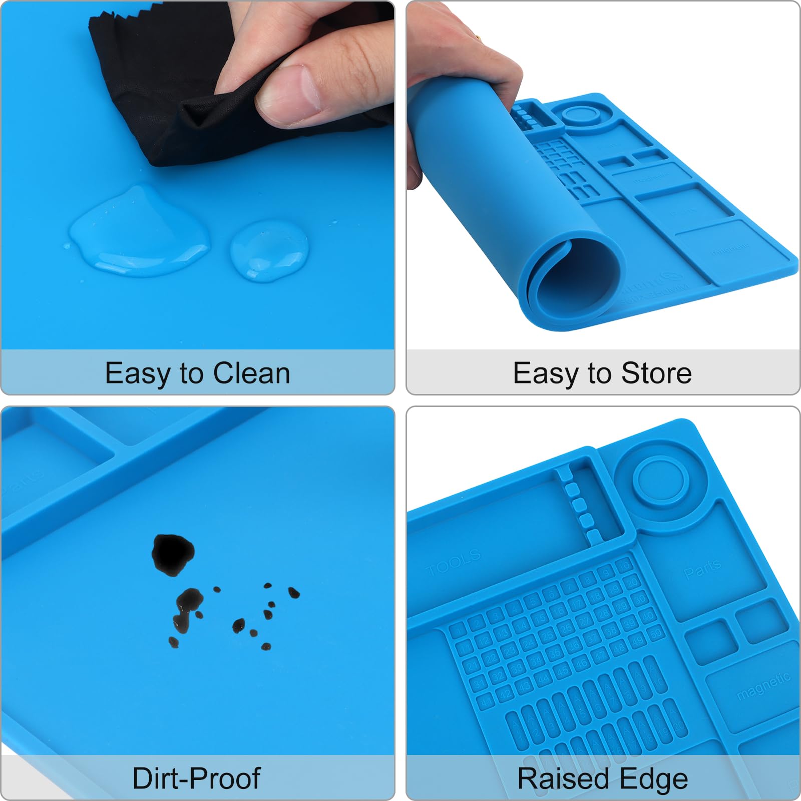 Mat Electronics Repair Mat, Silicone Work Mat Heat